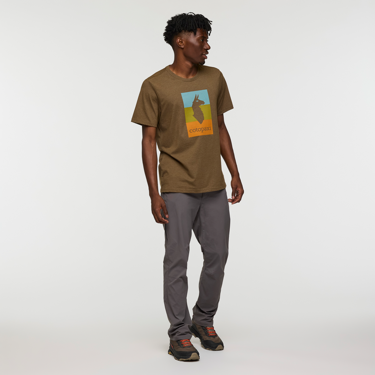 Llama Block T-Shirt Men's | Comfortable Outdoor Top