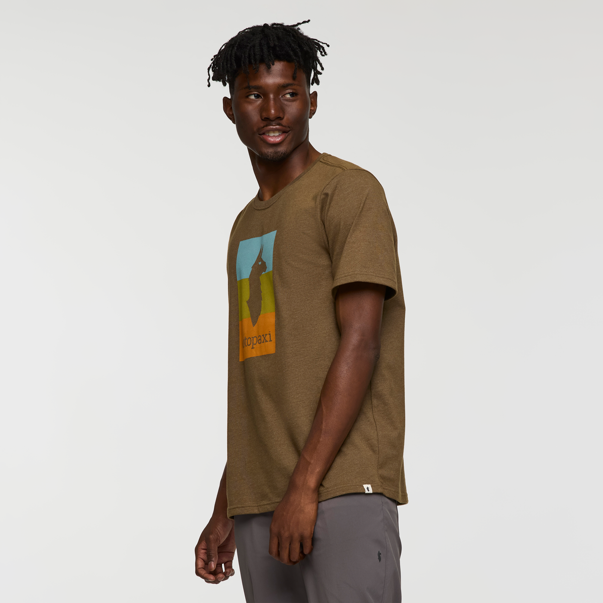 Llama Block T-Shirt Men's | Comfortable Outdoor Top