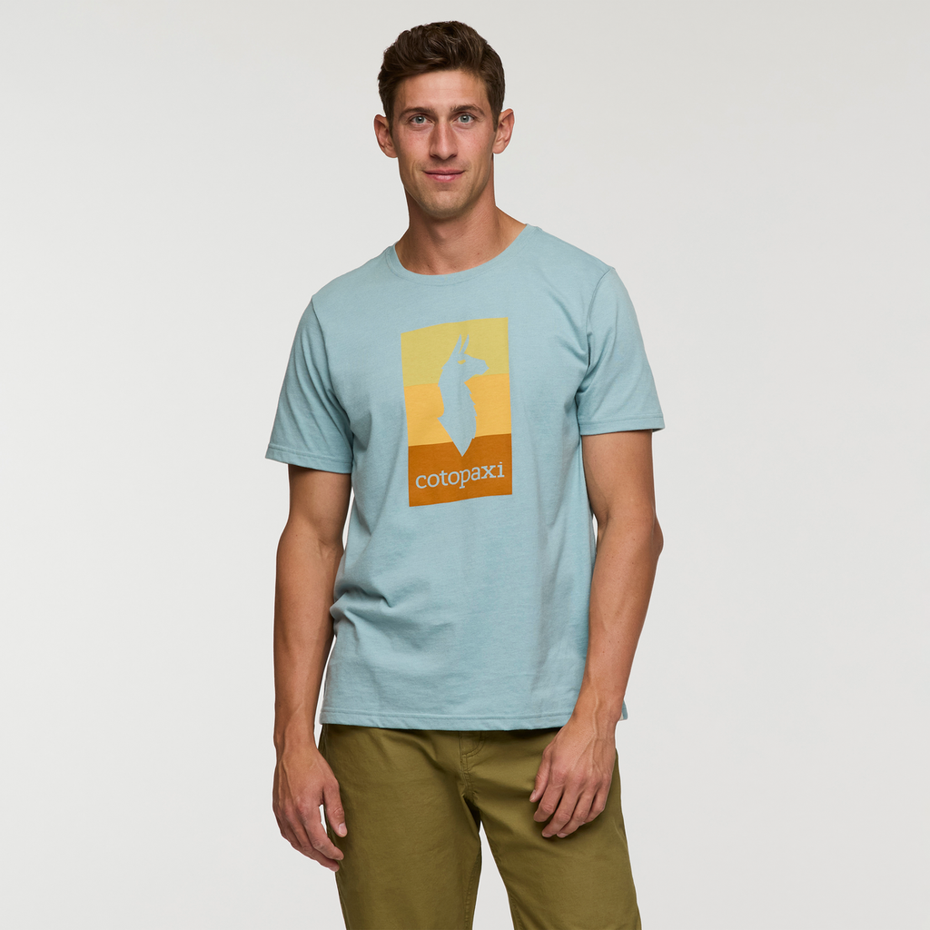 Llama Block T-Shirt Men's | Comfortable Outdoor Top
