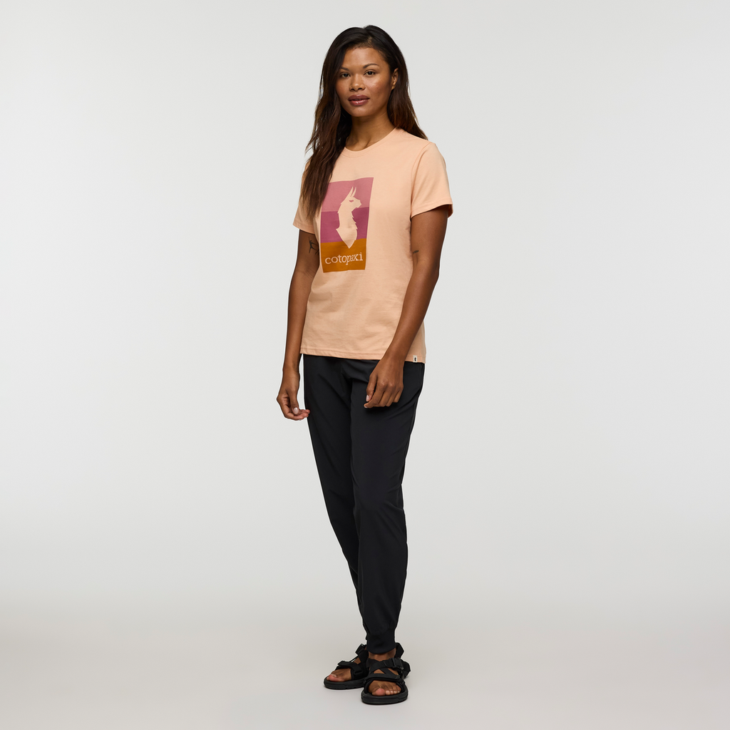 Llama Block T-Shirt Women's | Comfortable Outdoor Top