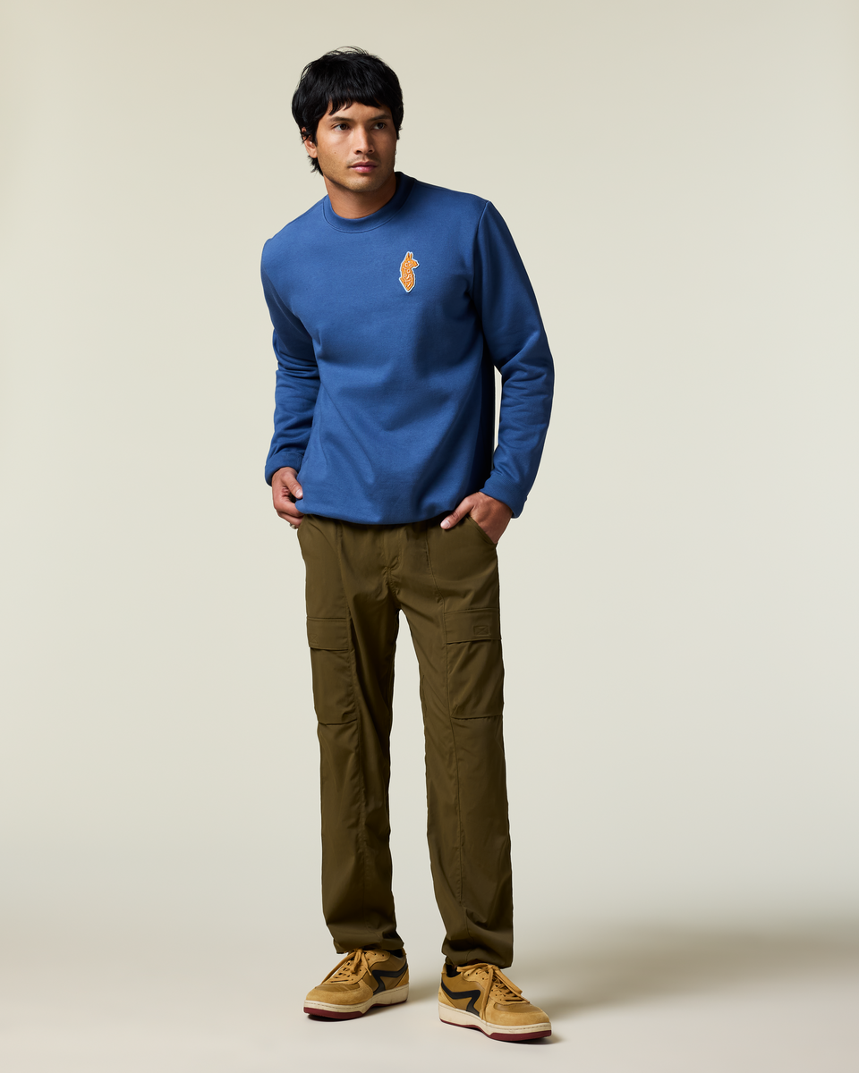 Lava Llama Crew Sweatshirt Men's | Comfortable Everyday Layer