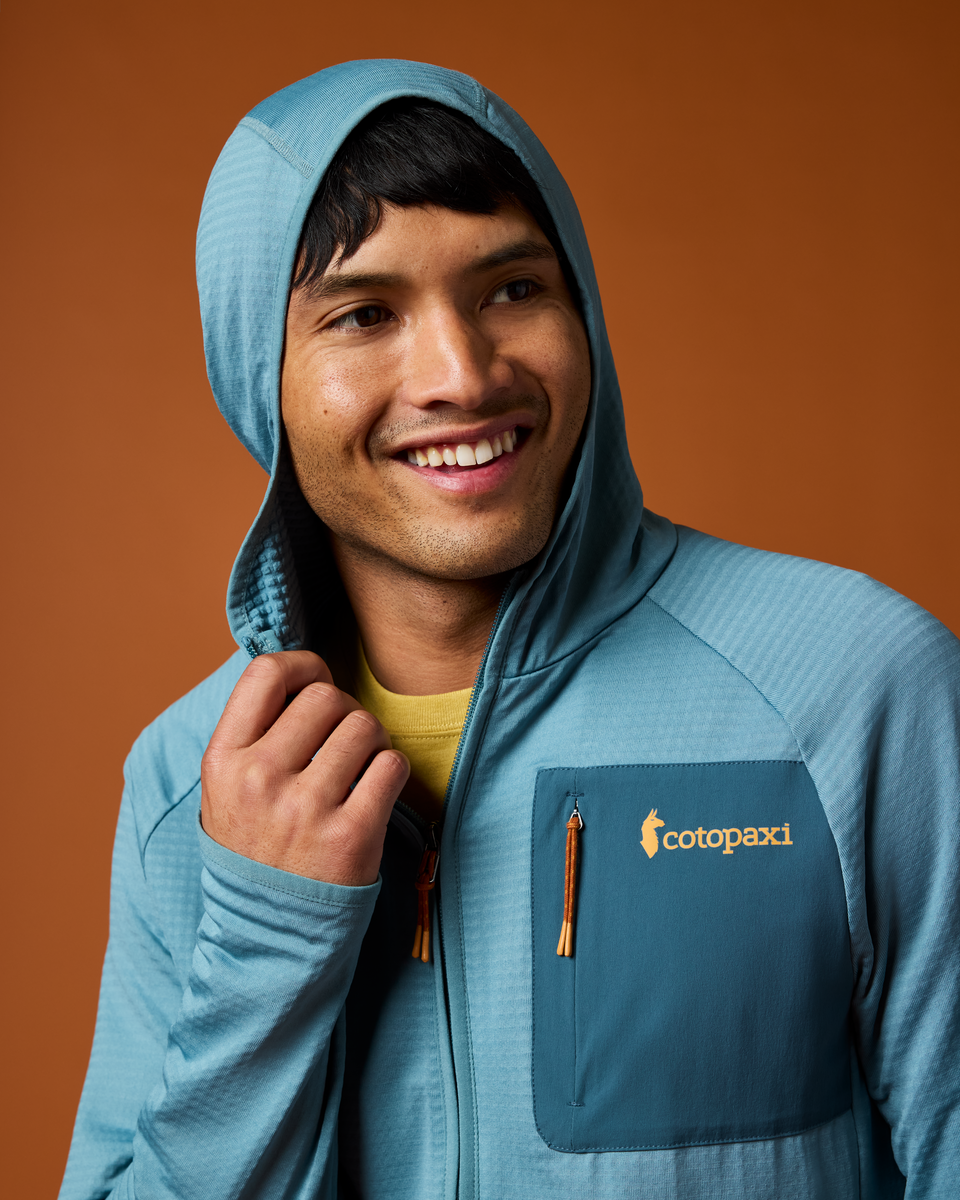Otero Fleece Full-Zip Hooded Jacket Men's | Cozy Outdoor Layer