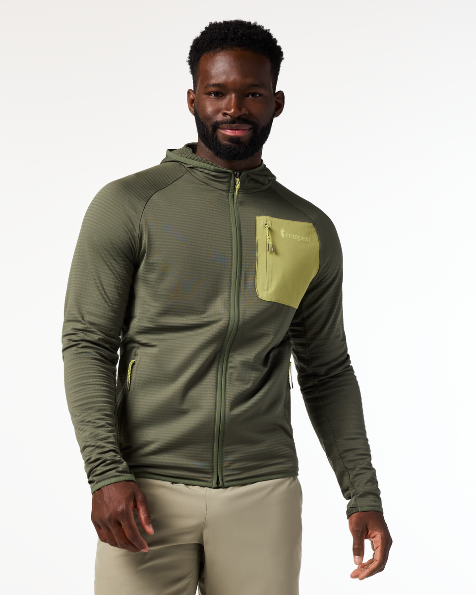 Otero Fleece Full-Zip Hooded Jacket Men's | Cozy Outdoor Layer
