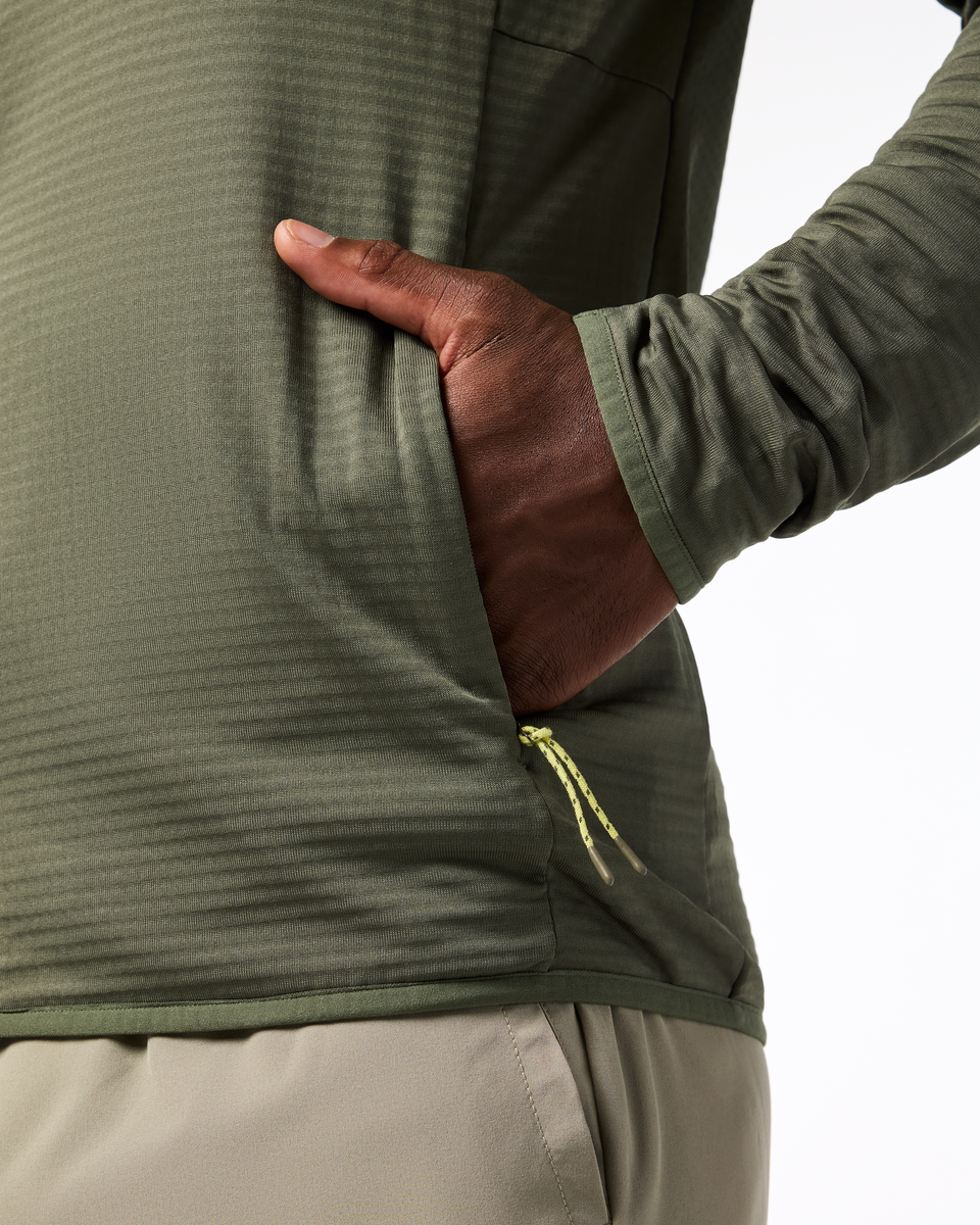 Otero Fleece Full-Zip Hooded Jacket Men's | Cozy Outdoor Layer