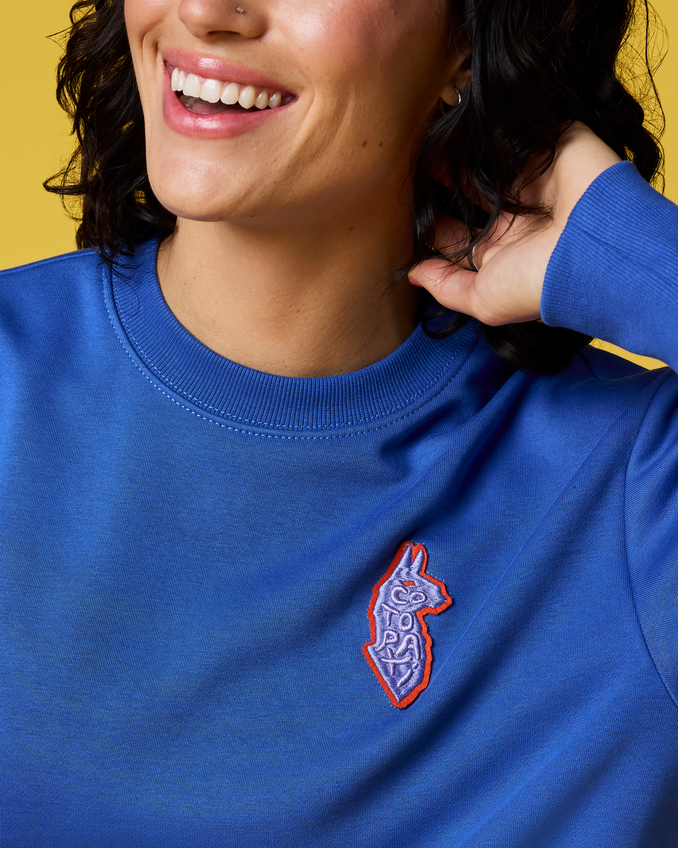 Lava Llama Crew Sweatshirt Women's | Comfortable Everyday Layer