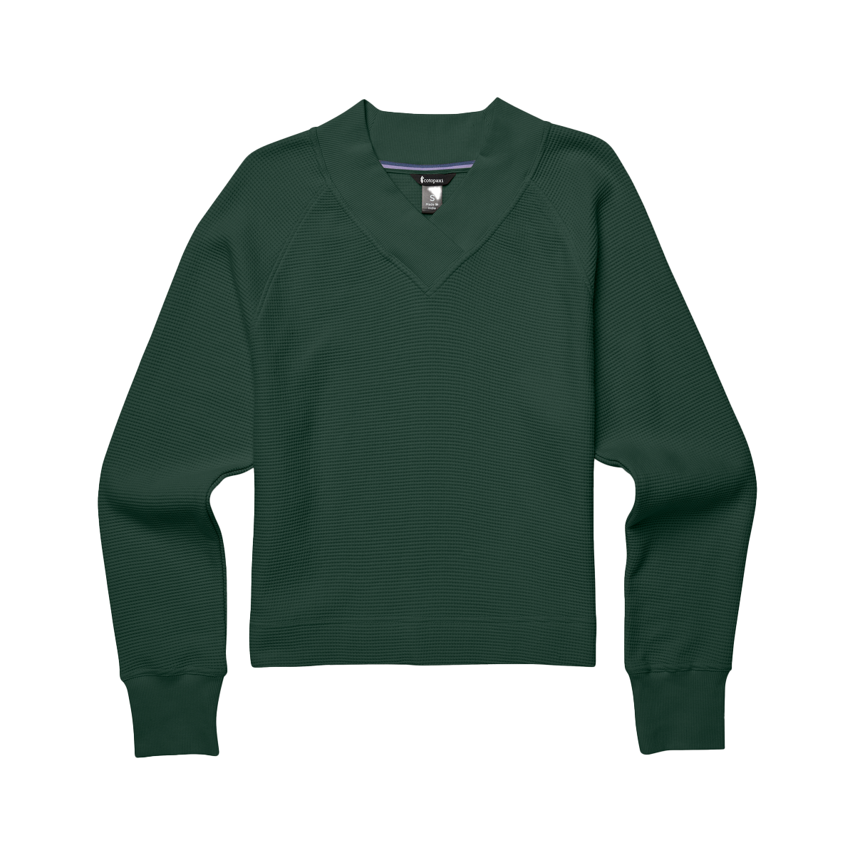 Atajo Long-Sleeve Waffle V-Neck Women's | Adventure-Ready Comfort