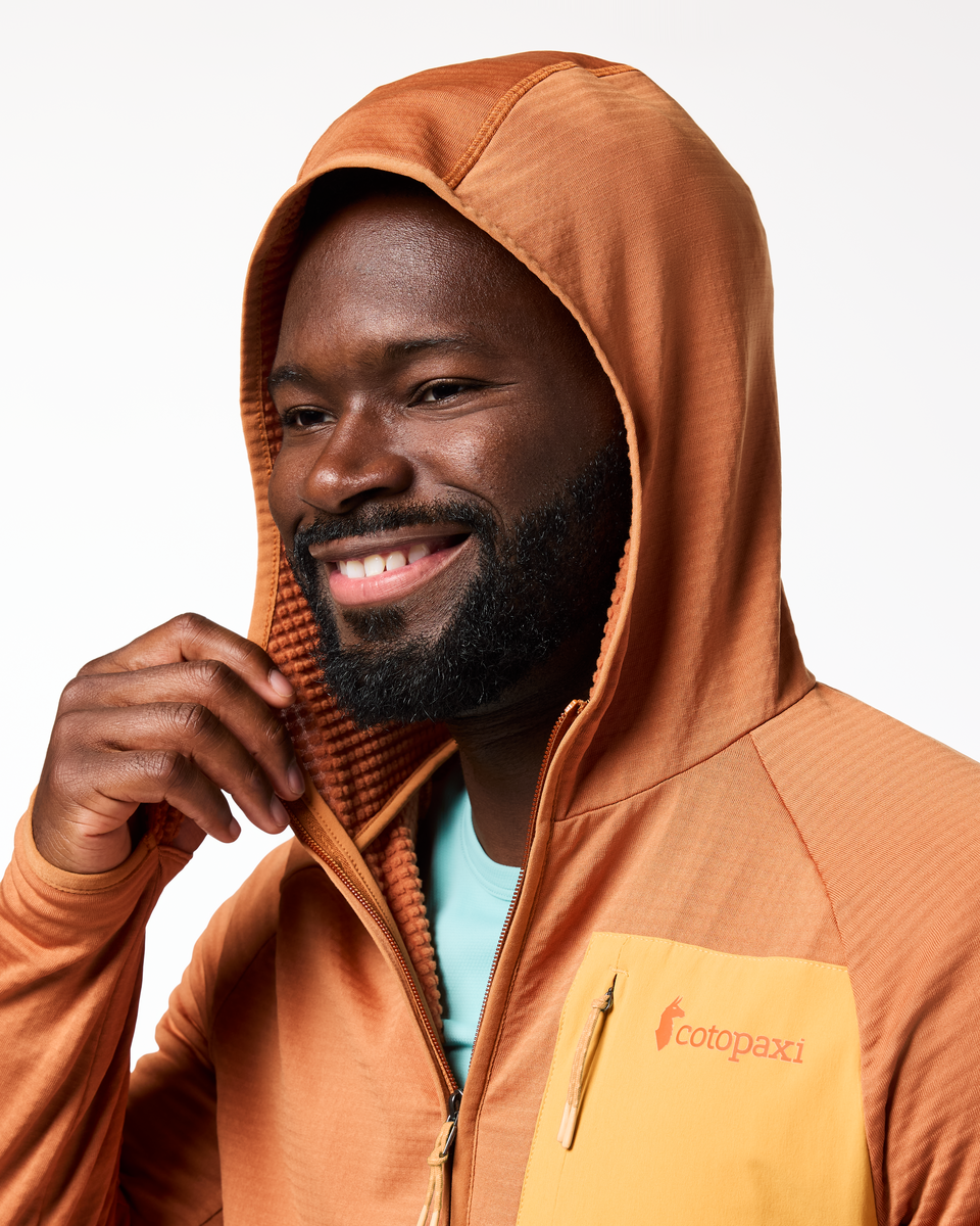 Otero Fleece Full-Zip Hooded Jacket Men's | Cozy Outdoor Layer