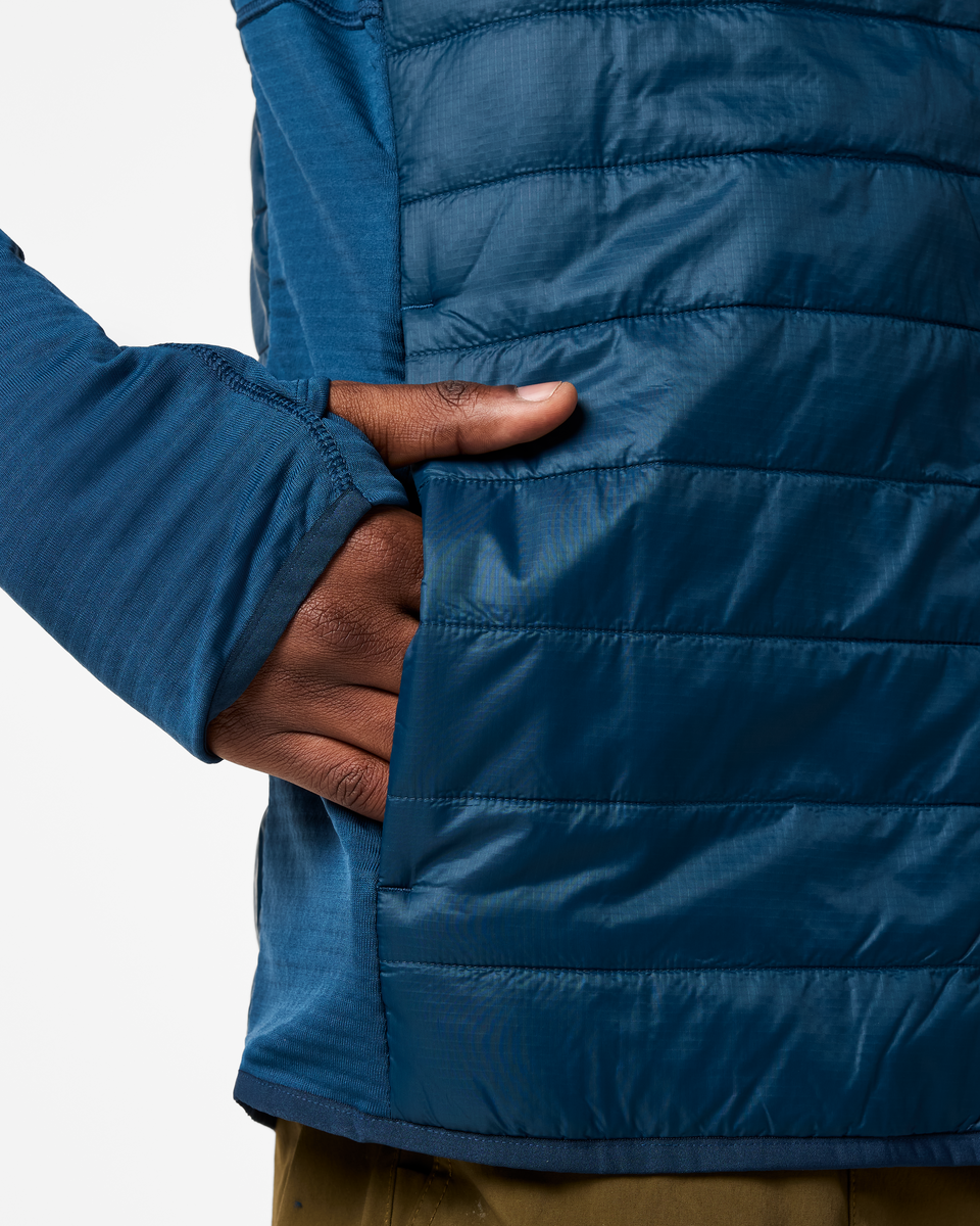 Acodo Hybrid Hooded Jacket Men's | Versatile Outdoor Layer