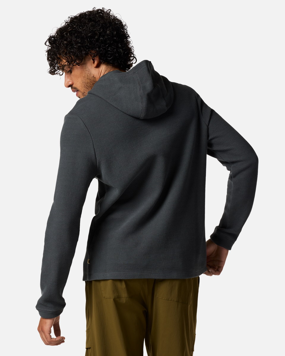 Atajo Long-Sleeve Waffle Hoodie Men's | Comfortable Everyday Layer