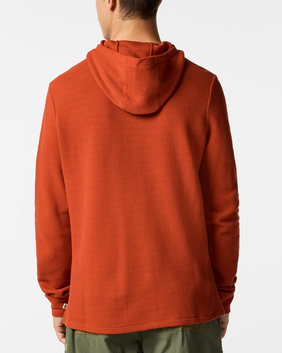 Atajo Long-Sleeve Waffle Hoodie Men's | Comfortable Everyday Layer