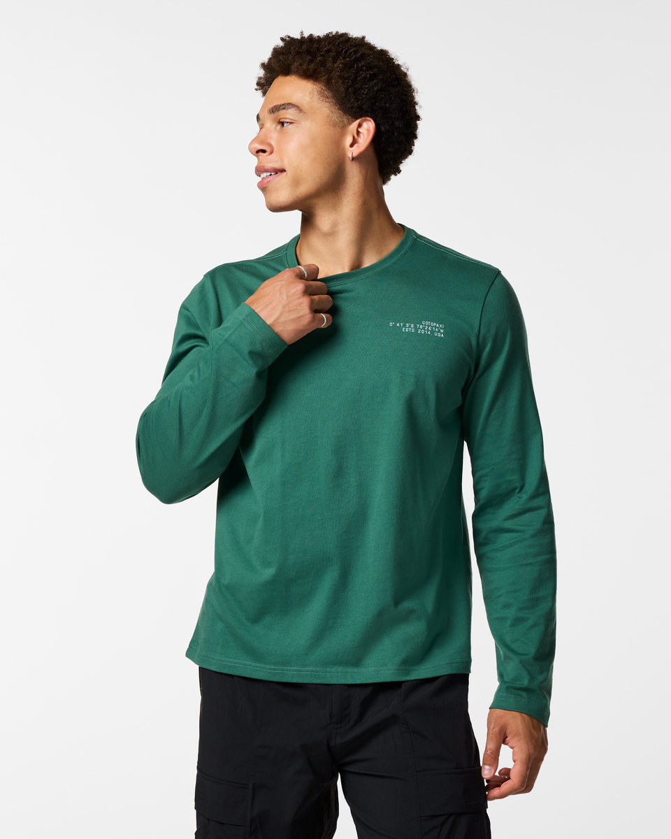 Coordinates Long-Sleeve T-Shirt Men's | Comfortable Outdoor Top