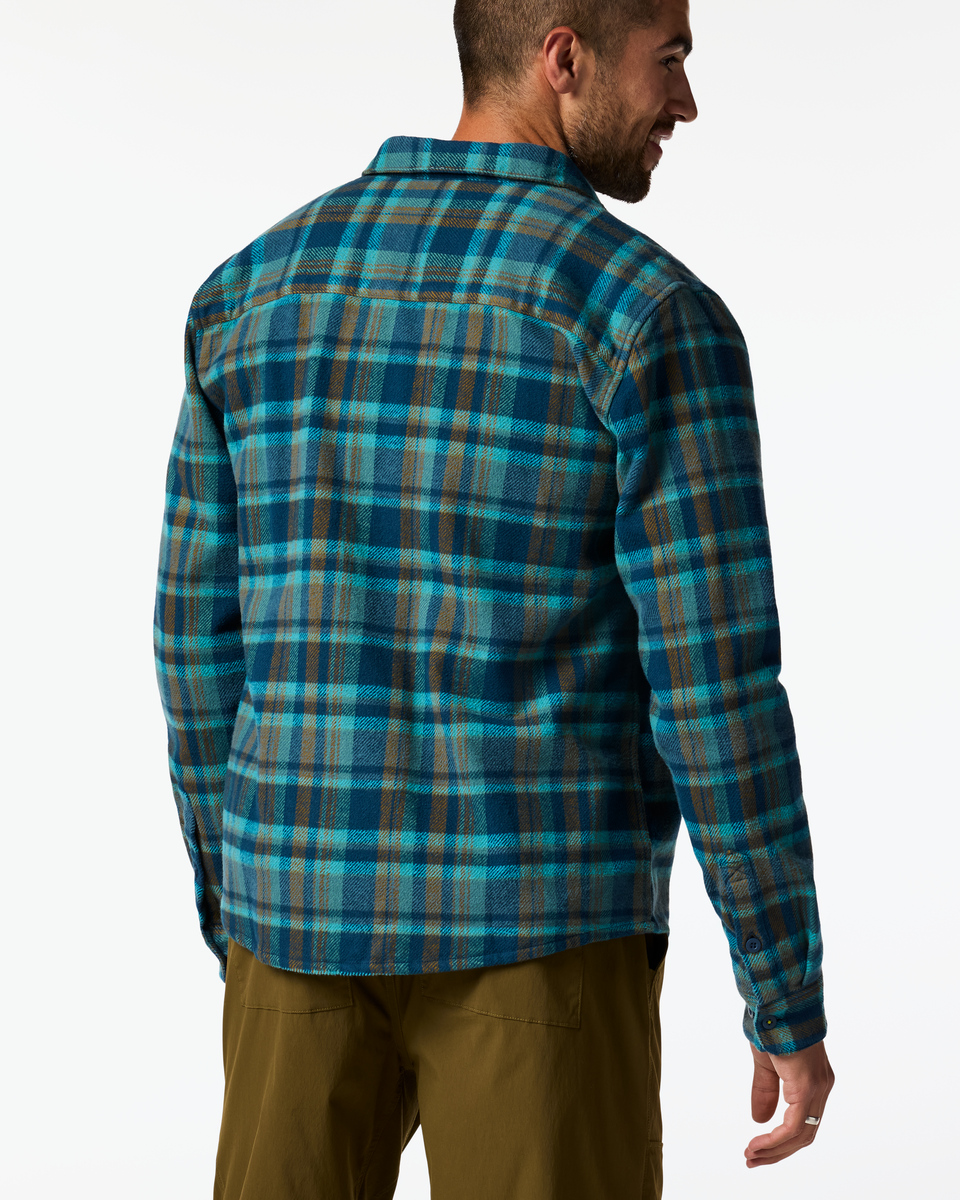 Mero Organic Flannel Shirt Men's | Comfortable Outdoor Top