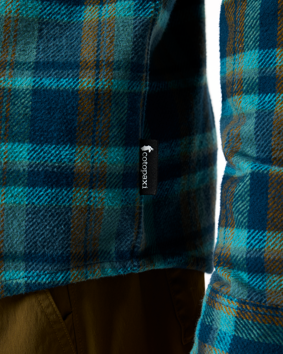 Mero Organic Flannel Shirt Men's | Comfortable Outdoor Top