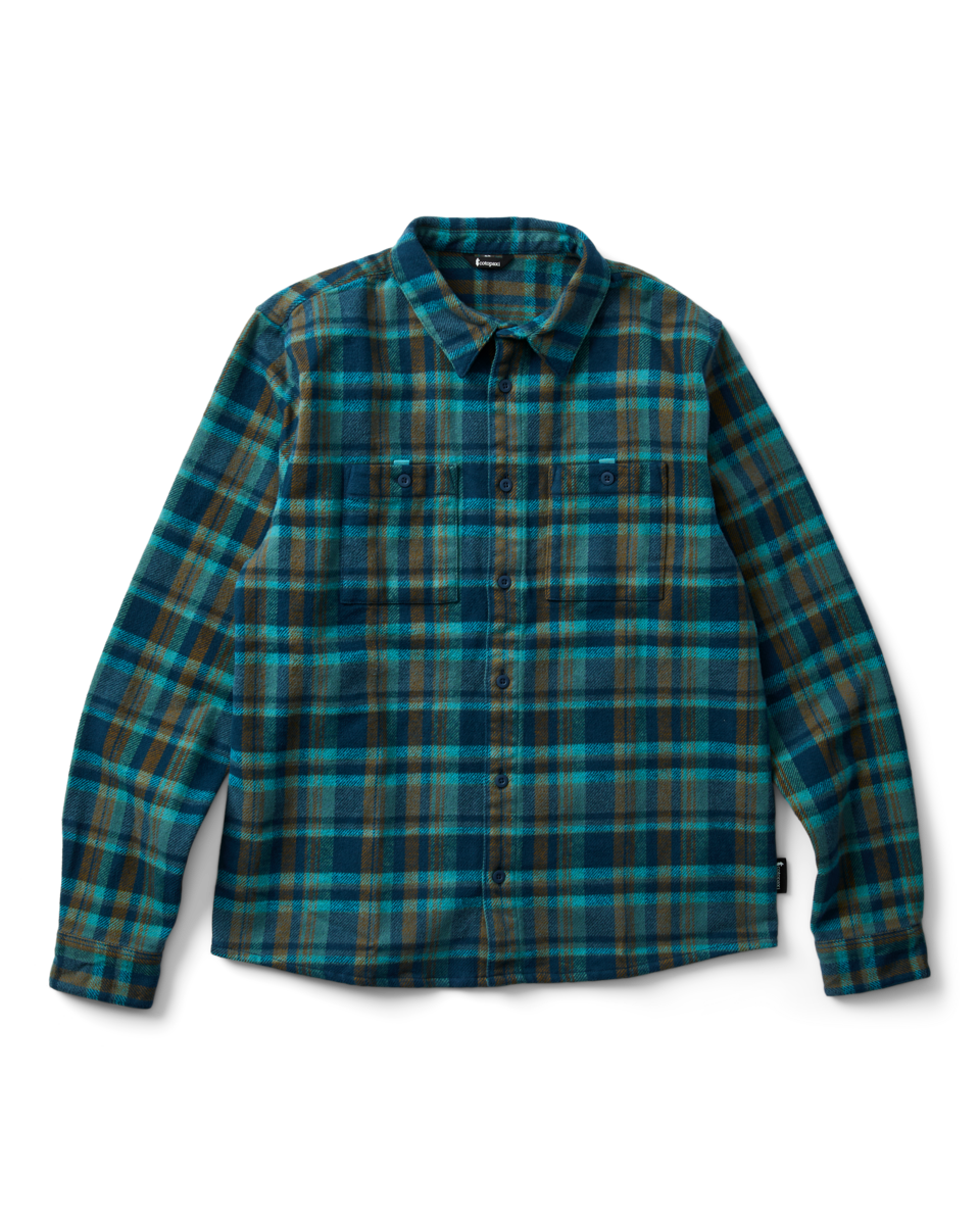 Mero Organic Flannel Shirt Men's | Comfortable Outdoor Top