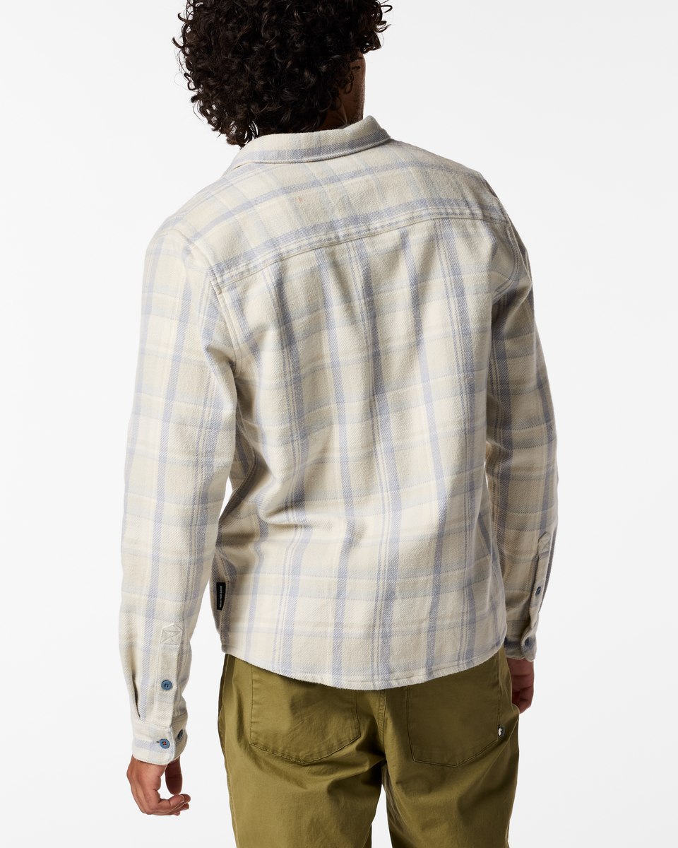Mero Organic Flannel Shirt Men's | Comfortable Outdoor Top