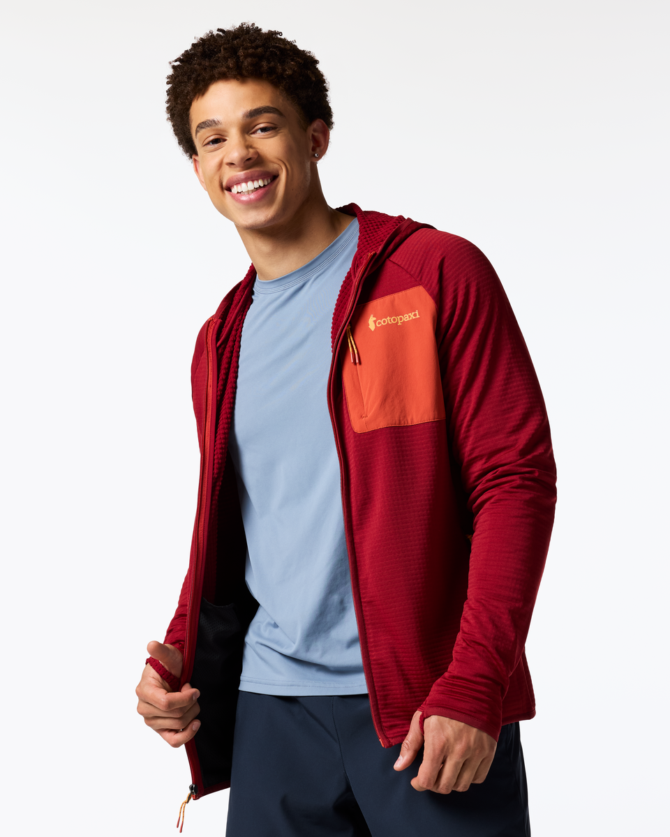 Otero Fleece Full-Zip Hooded Jacket Men's | Cozy Outdoor Layer