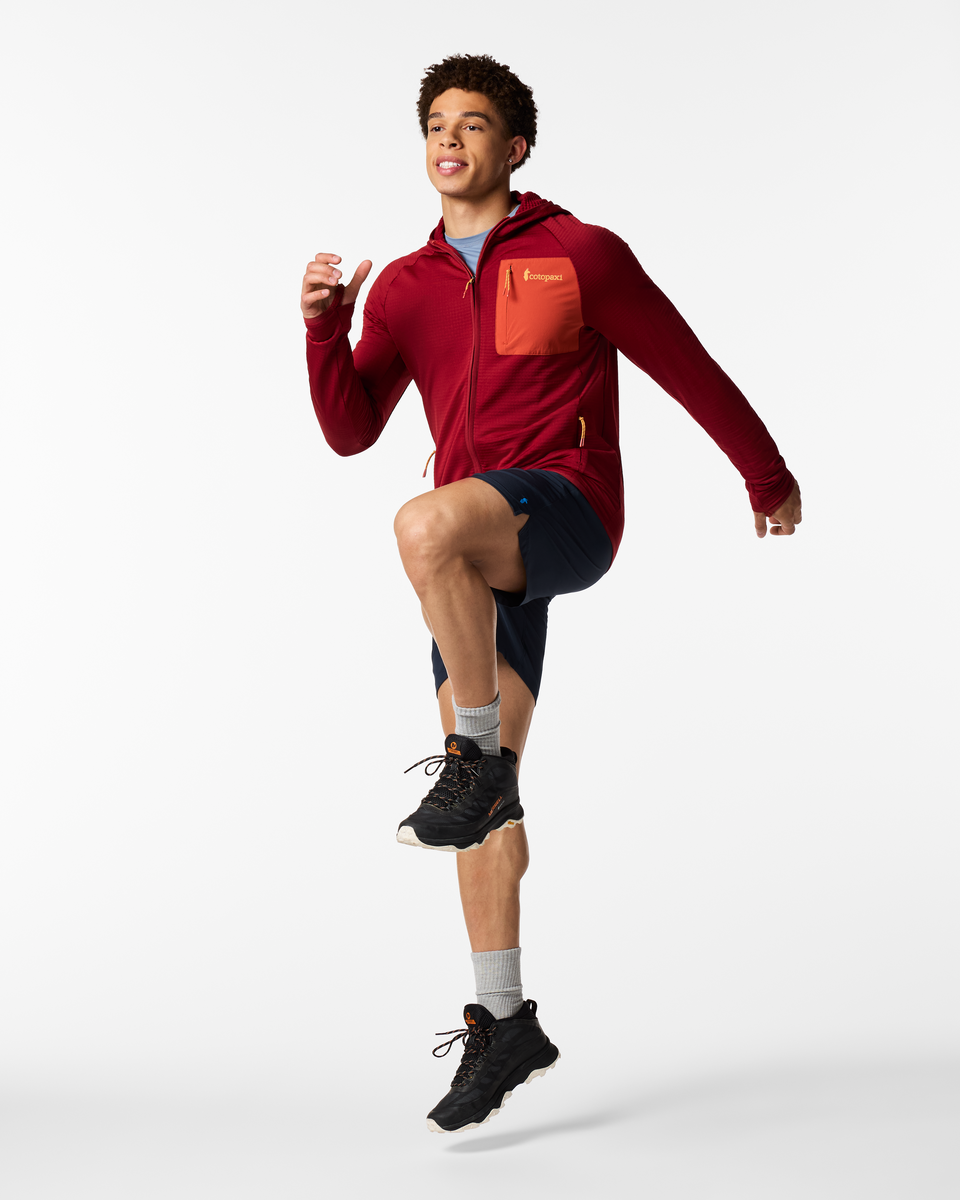 Otero Fleece Full-Zip Hooded Jacket Men's | Cozy Outdoor Layer
