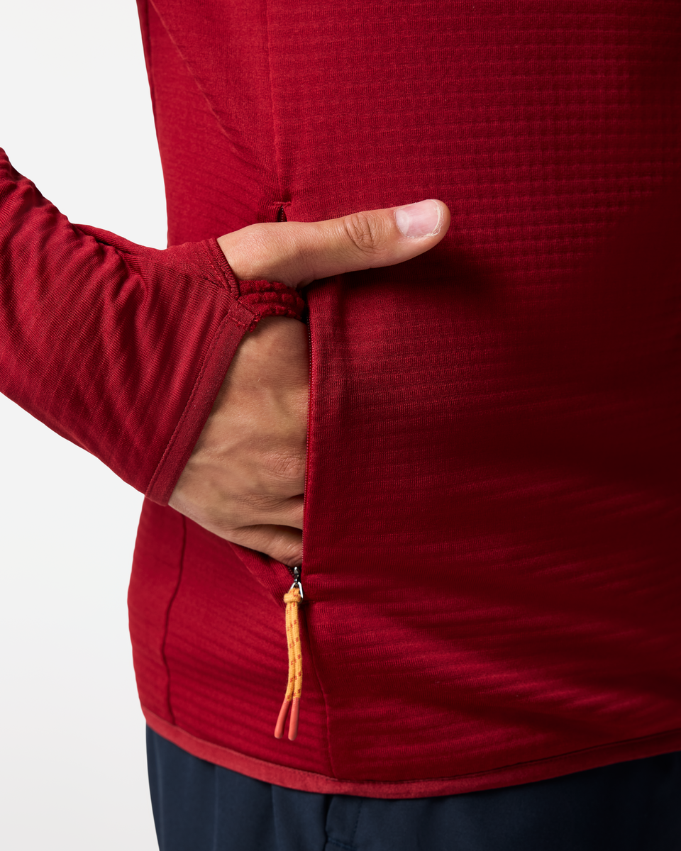Otero Fleece Full-Zip Hooded Jacket Men's | Cozy Outdoor Layer