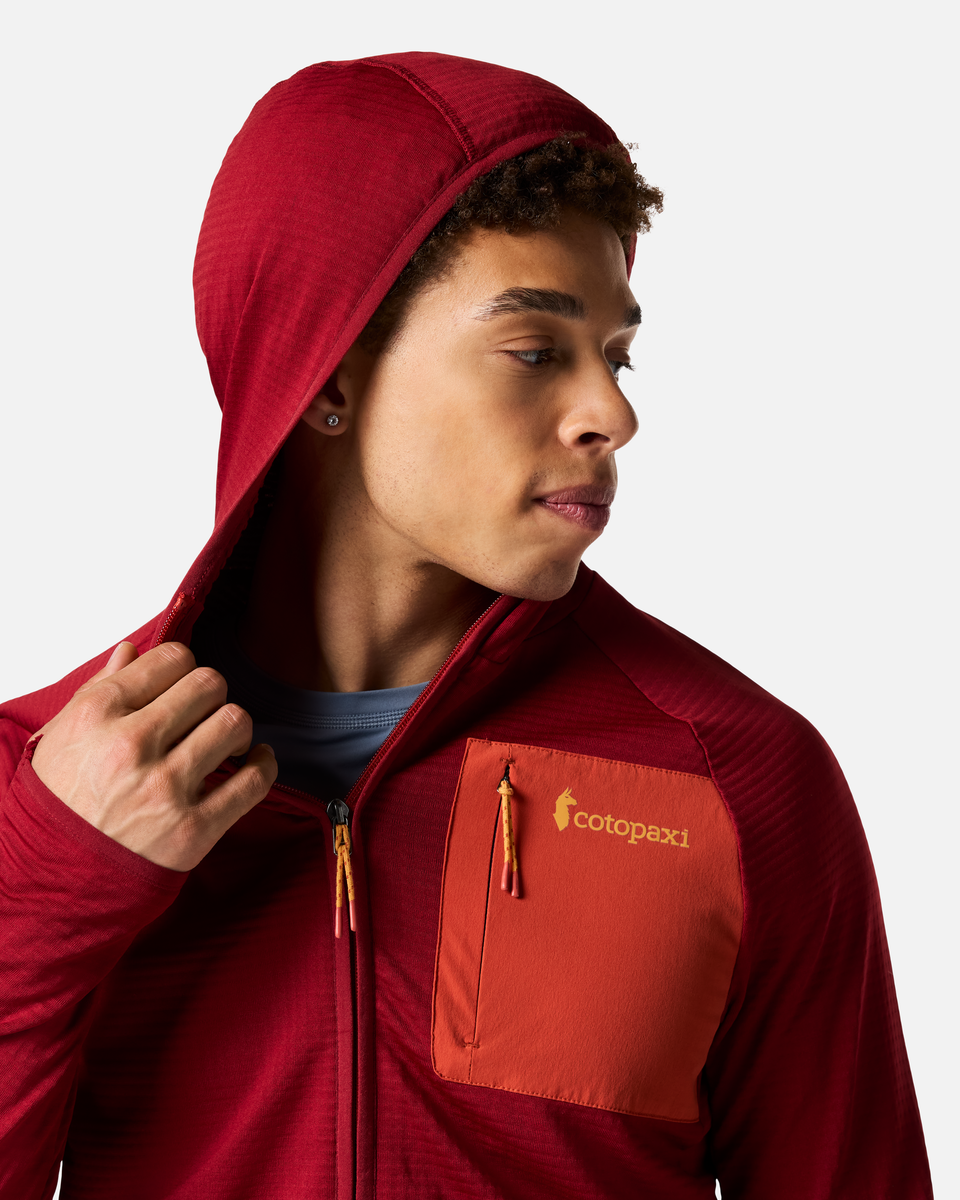 Otero Fleece Full-Zip Hooded Jacket Men's | Cozy Outdoor Layer