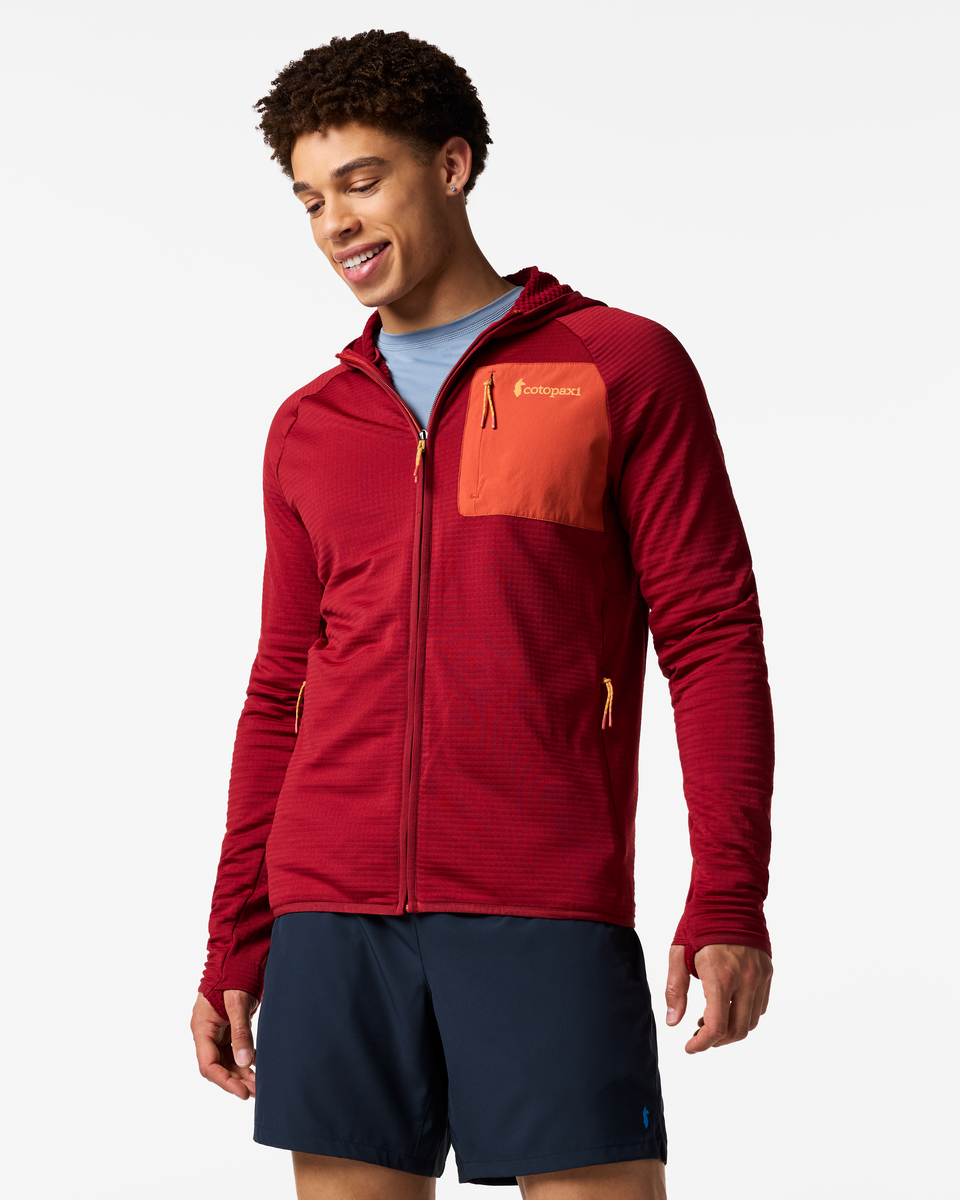 Otero Fleece Full-Zip Hooded Jacket Men's | Cozy Outdoor Layer