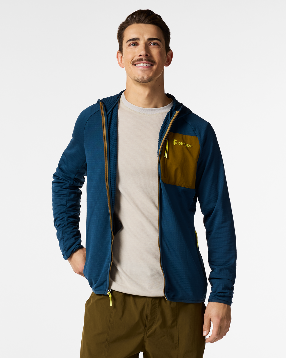 Otero Fleece Full-Zip Hooded Jacket Men's | Cozy Outdoor Layer