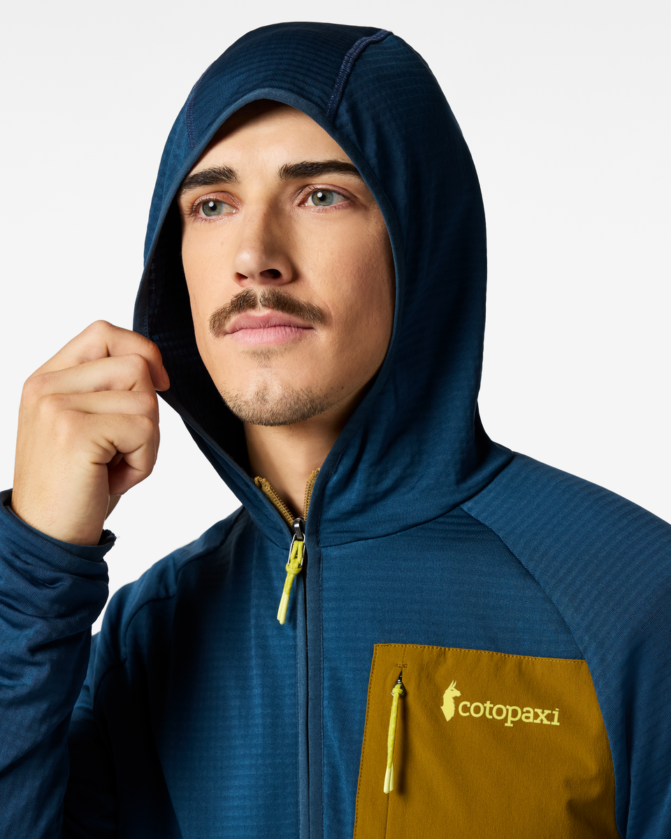 Otero Fleece Full-Zip Hooded Jacket Men's | Cozy Outdoor Layer