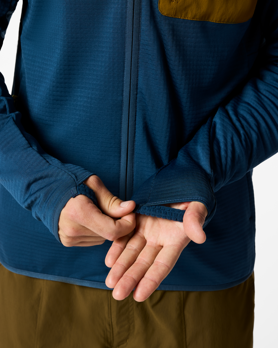 Otero Fleece Full-Zip Hooded Jacket Men's | Cozy Outdoor Layer
