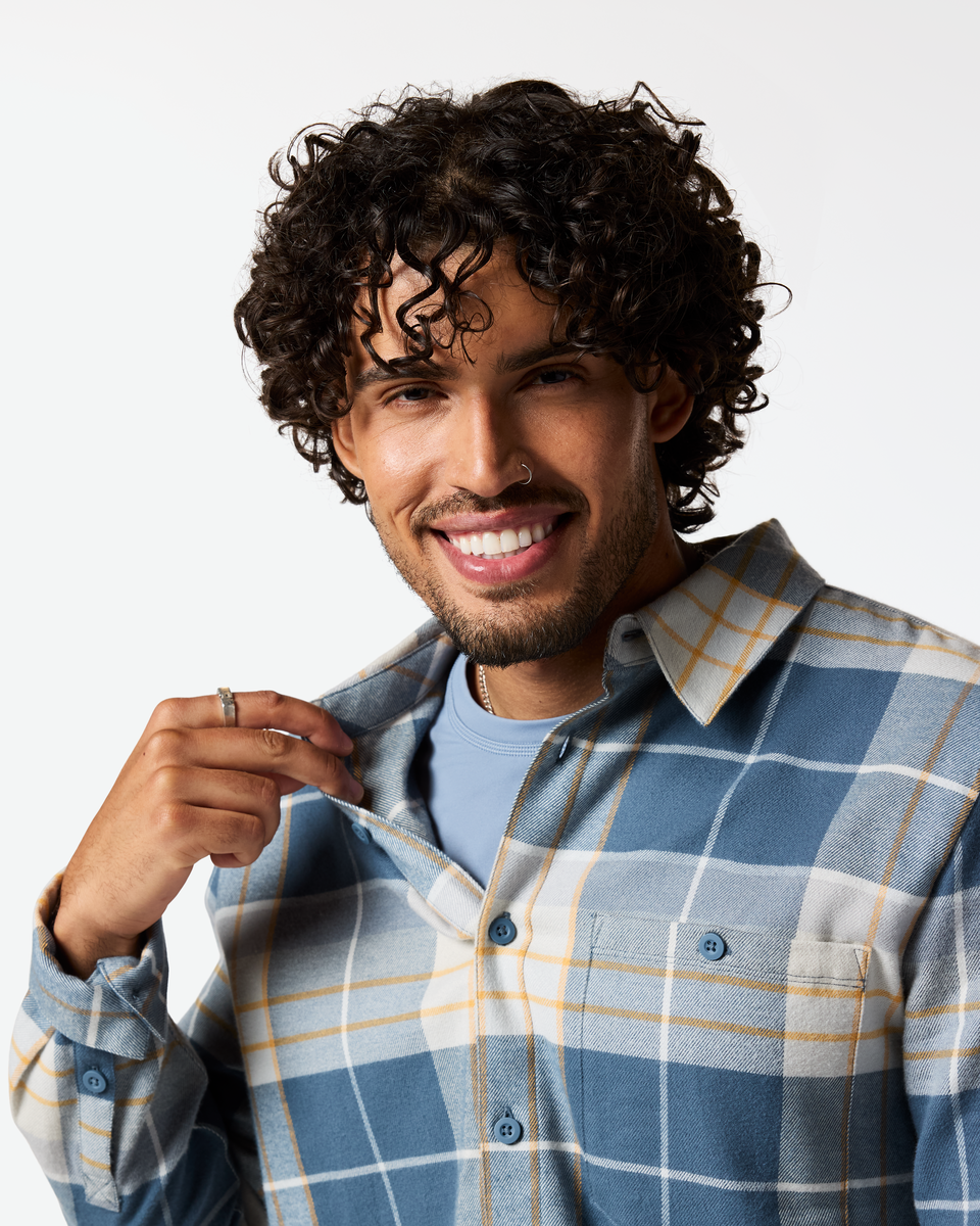 Quedo Flannel Shirt Men's | Comfortable Outdoor Top