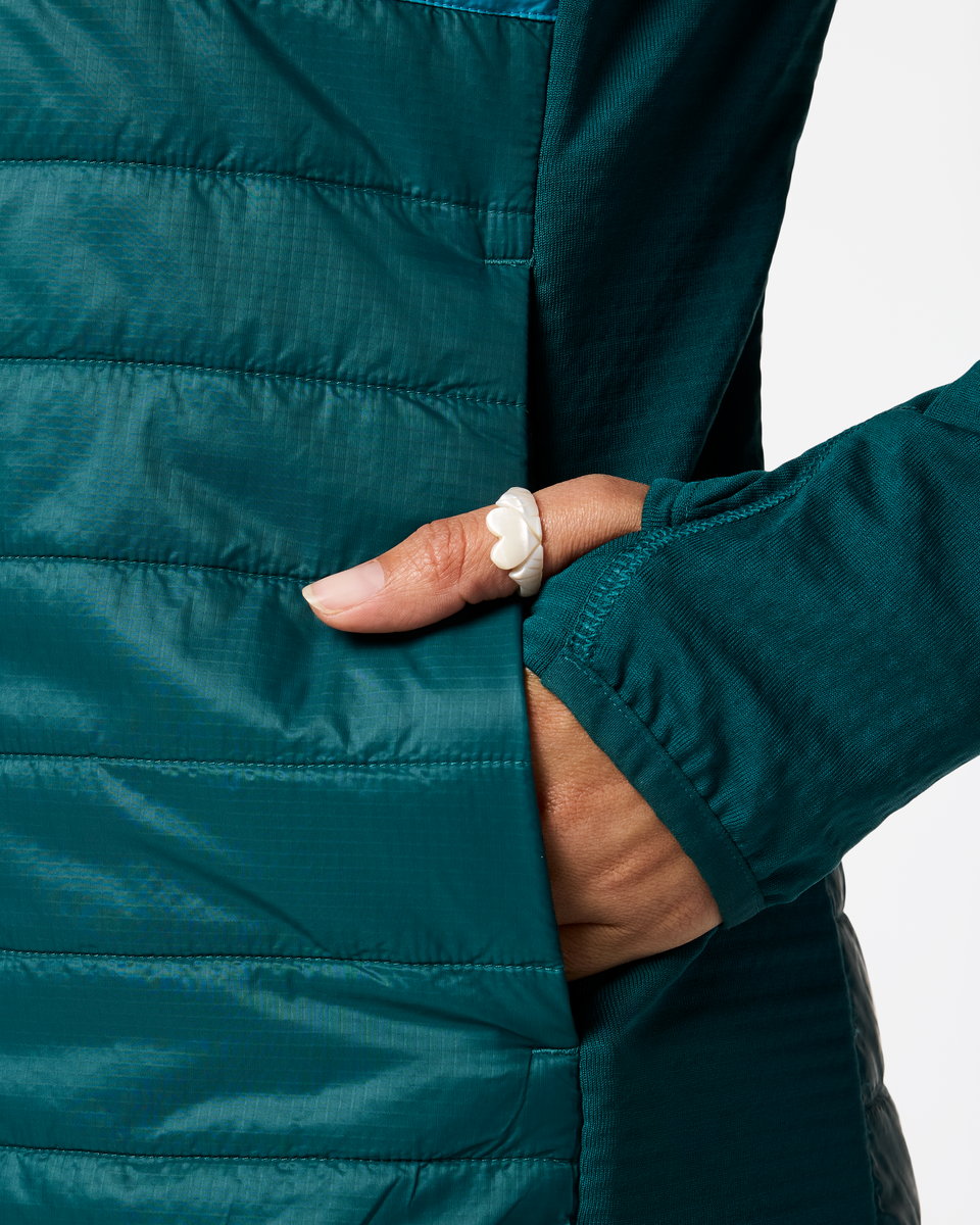 Acodo Hybrid Hooded Jacket Women's | Versatile Outdoor Layer