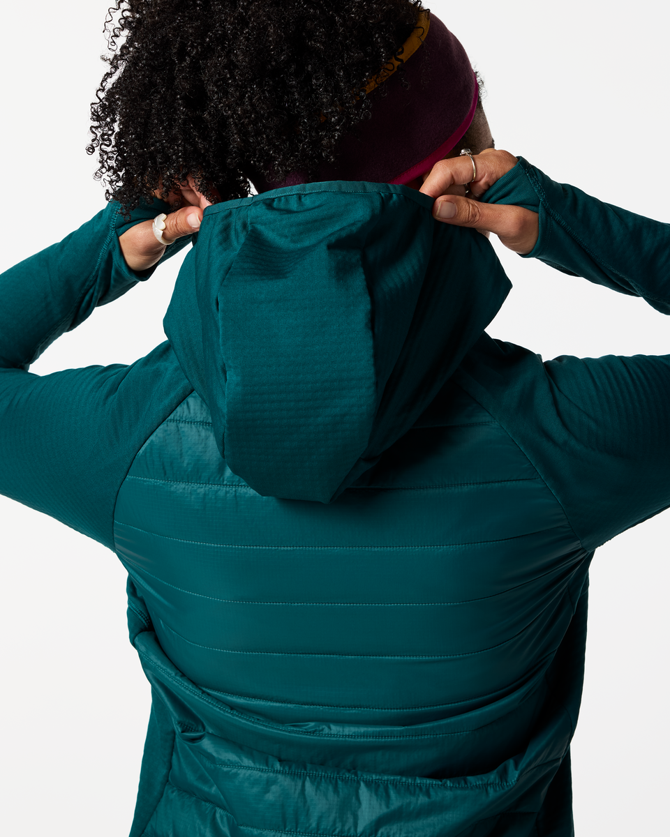 Acodo Hybrid Hooded Jacket Women's | Versatile Outdoor Layer