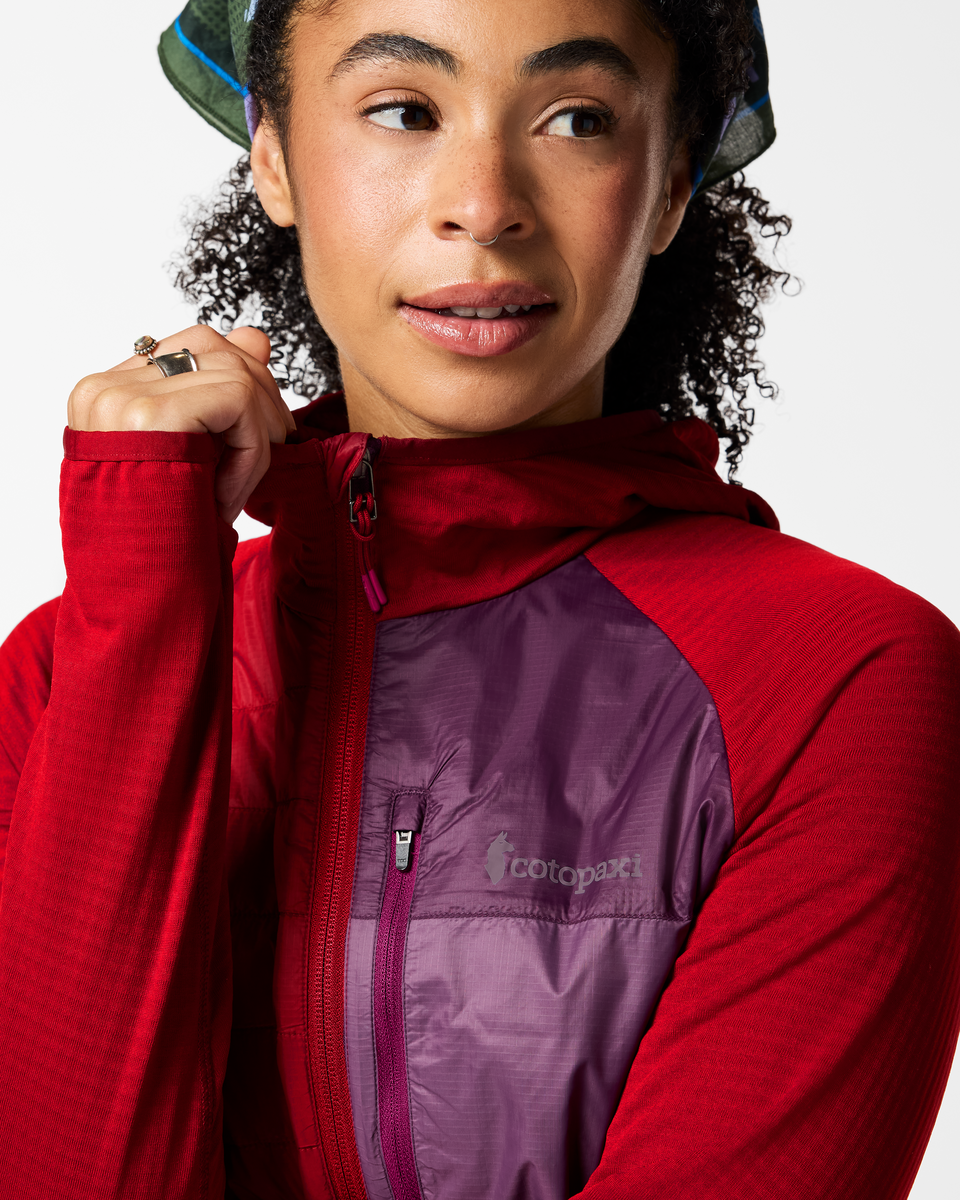Acodo Hybrid Hooded Jacket Women's | Versatile Outdoor Layer