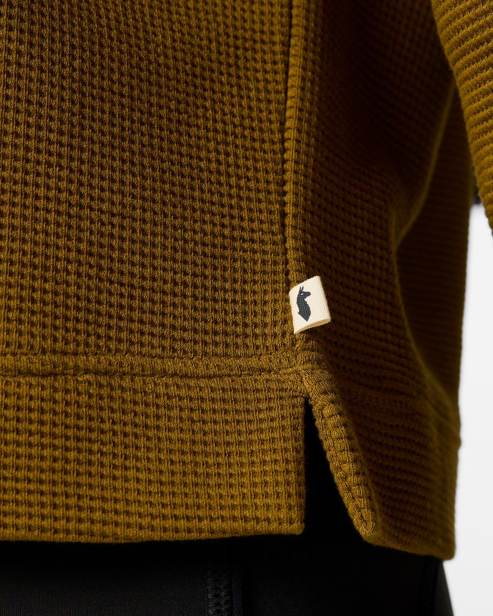 Atajo Long-Sleeve Waffle V-Neck Women's | Adventure-Ready Comfort