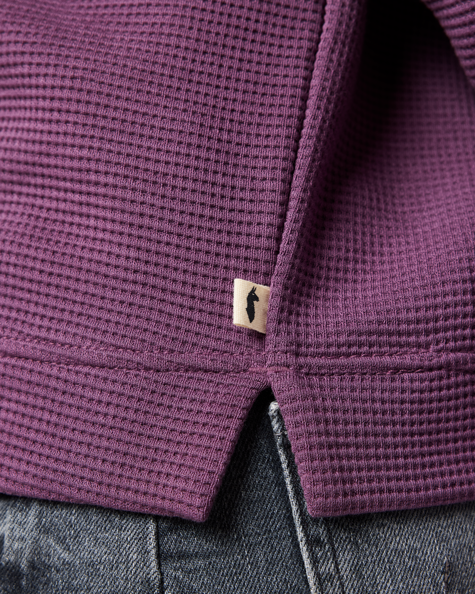 Atajo Long-Sleeve Waffle V-Neck Women's | Adventure-Ready Comfort