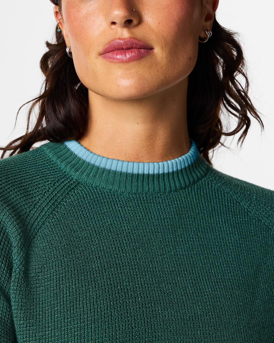 Libre Waffle Crew Sweater Women's | Adventure-Ready Comfort