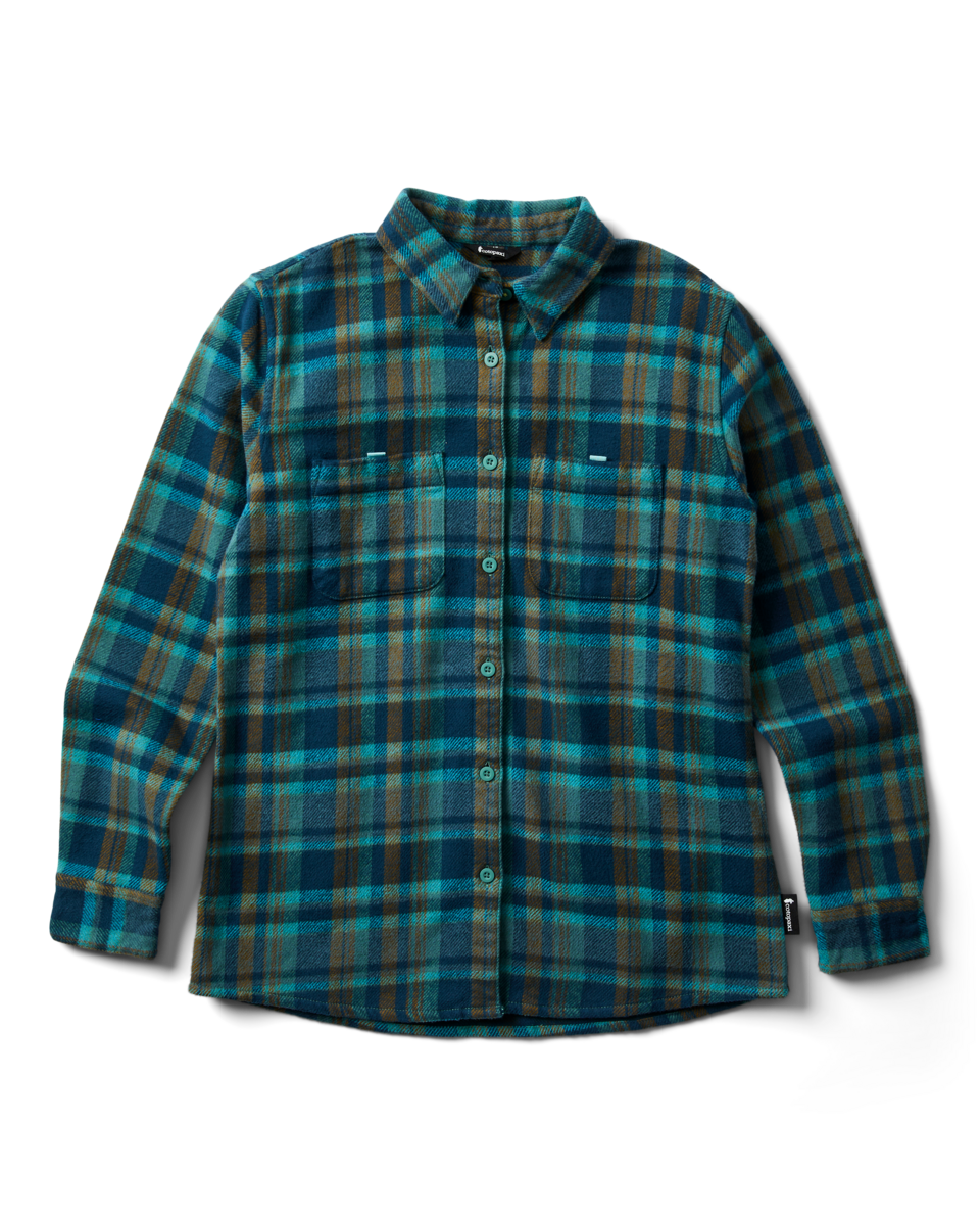 Mero Organic Flannel Shirt Women's | Comfortable Outdoor Top