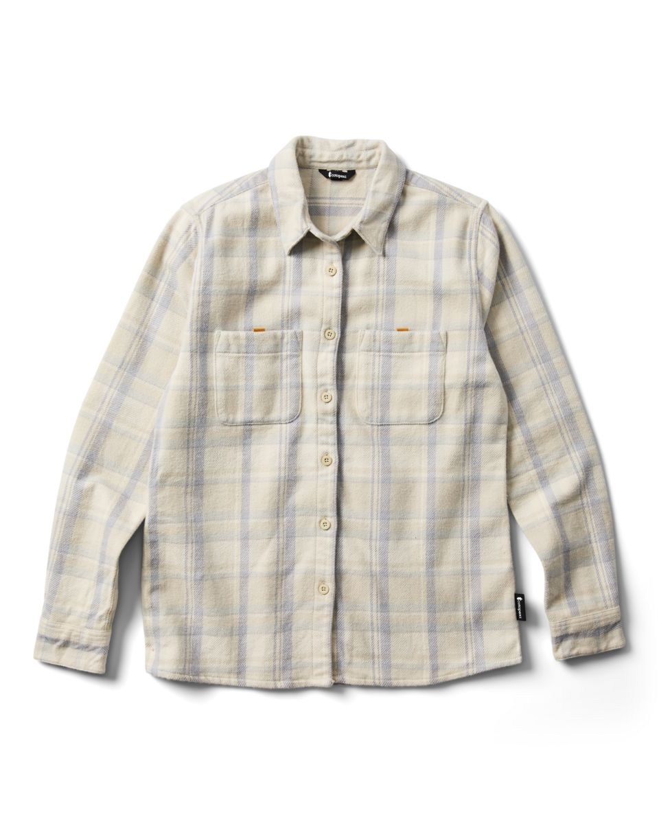 Mero Organic Flannel Shirt Women's | Comfortable Outdoor Top