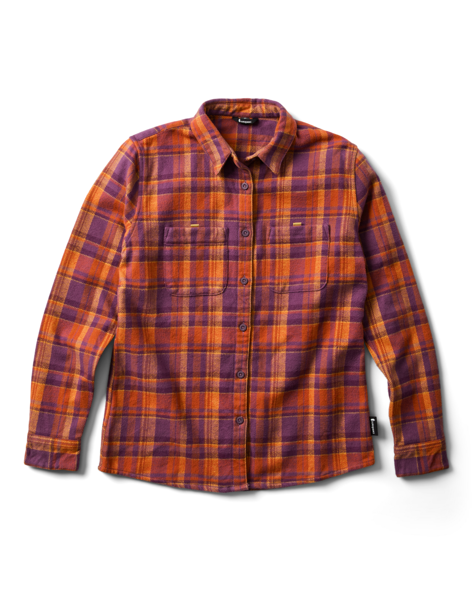 Mero Organic Flannel Shirt Women's | Comfortable Outdoor Top