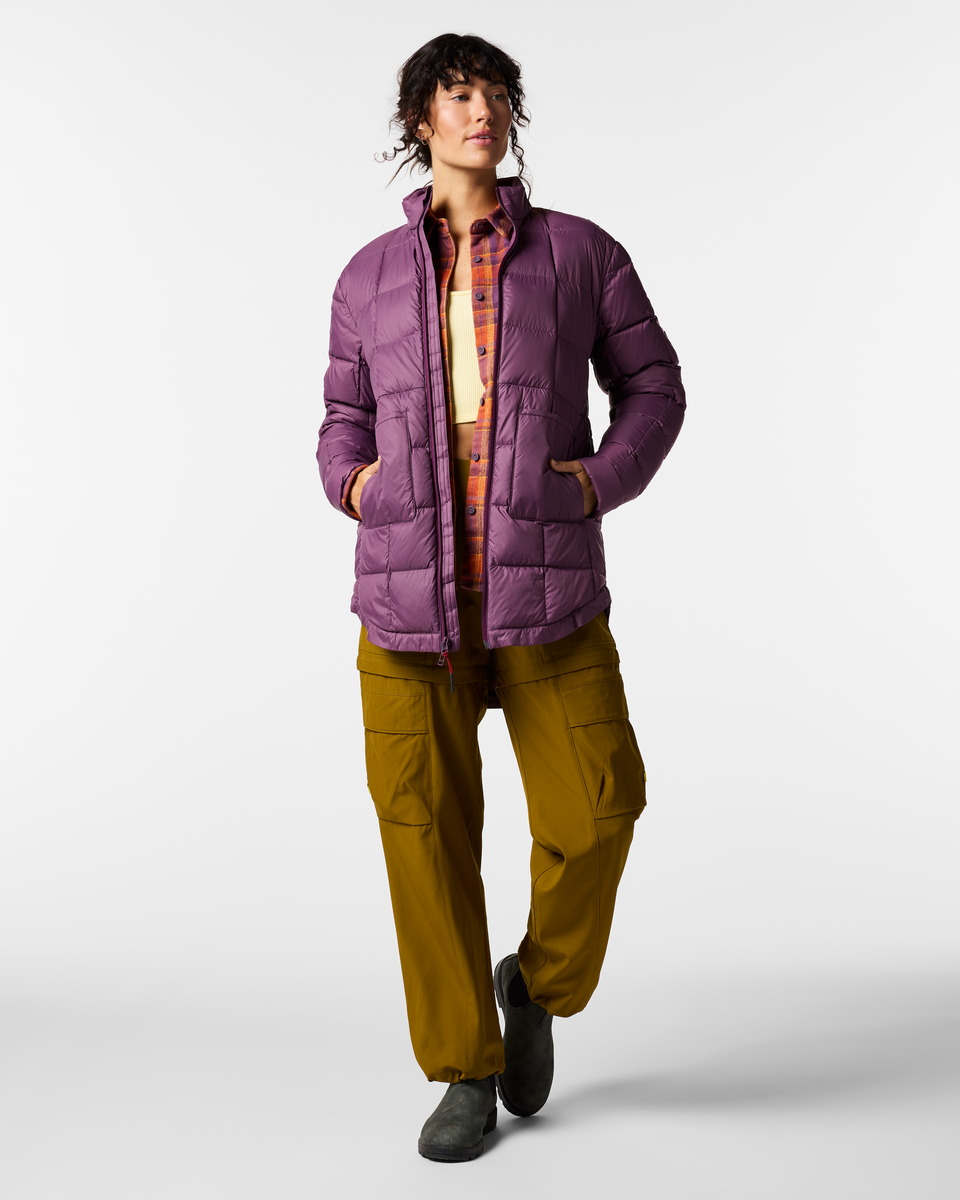 Repleto Down Long Jacket Women's | Versatile Outdoor Layer