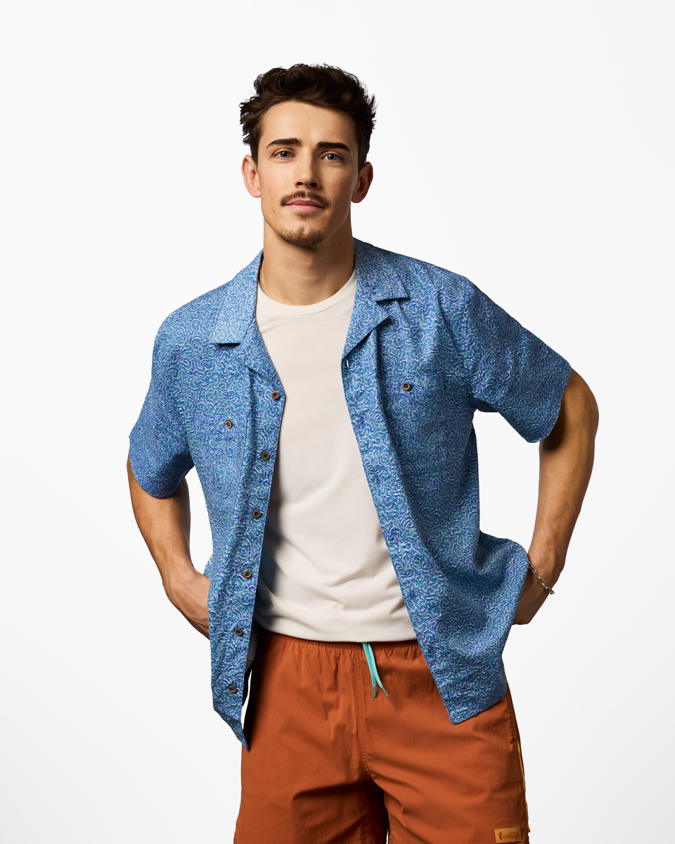 Afuera Button Up Shirt Print Men's | Comfortable Outdoor Top