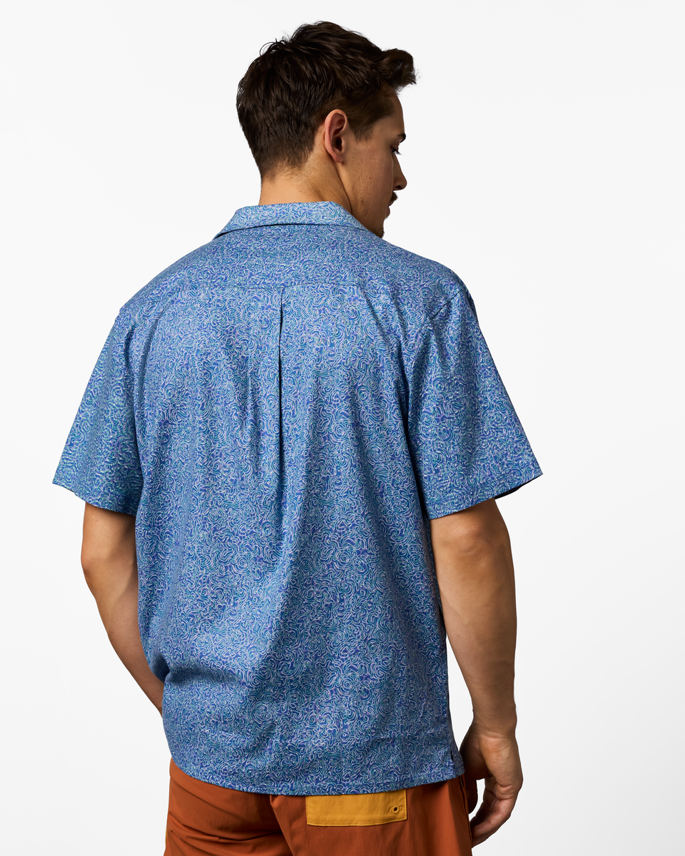 Afuera Button Up Shirt Print Men's | Comfortable Outdoor Top