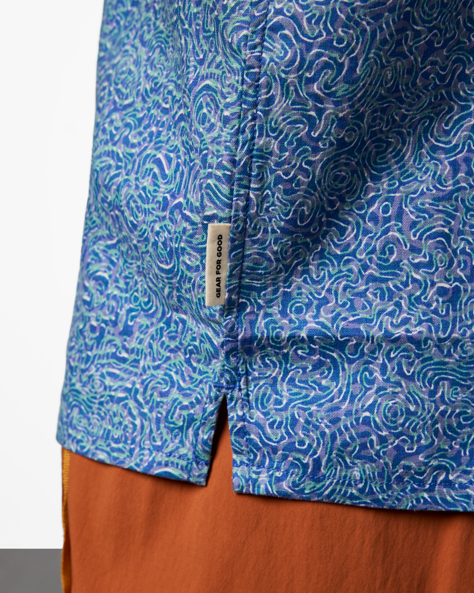 Afuera Button Up Shirt Print Men's | Comfortable Outdoor Top
