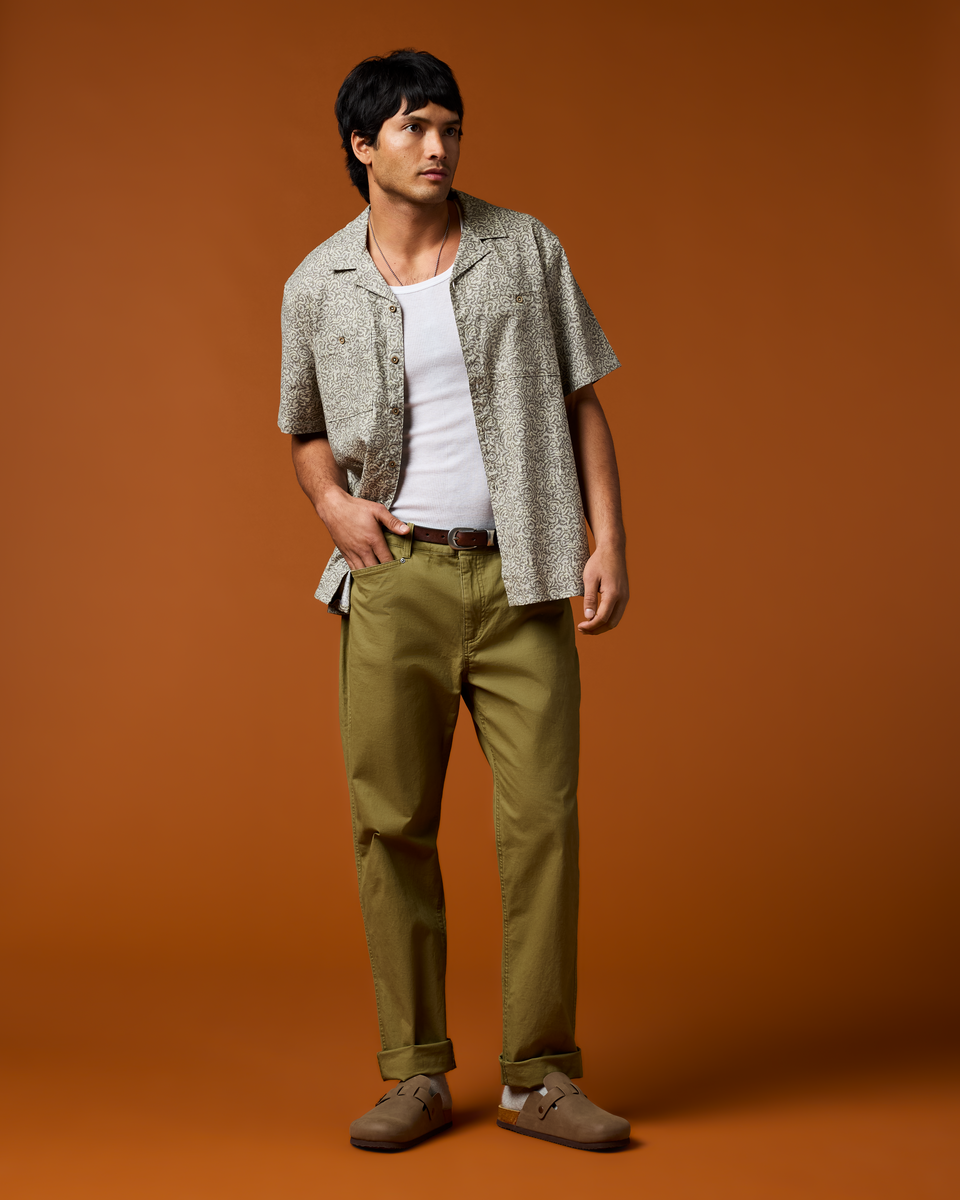 Afuera Button Up Shirt Print Men's | Comfortable Outdoor Top