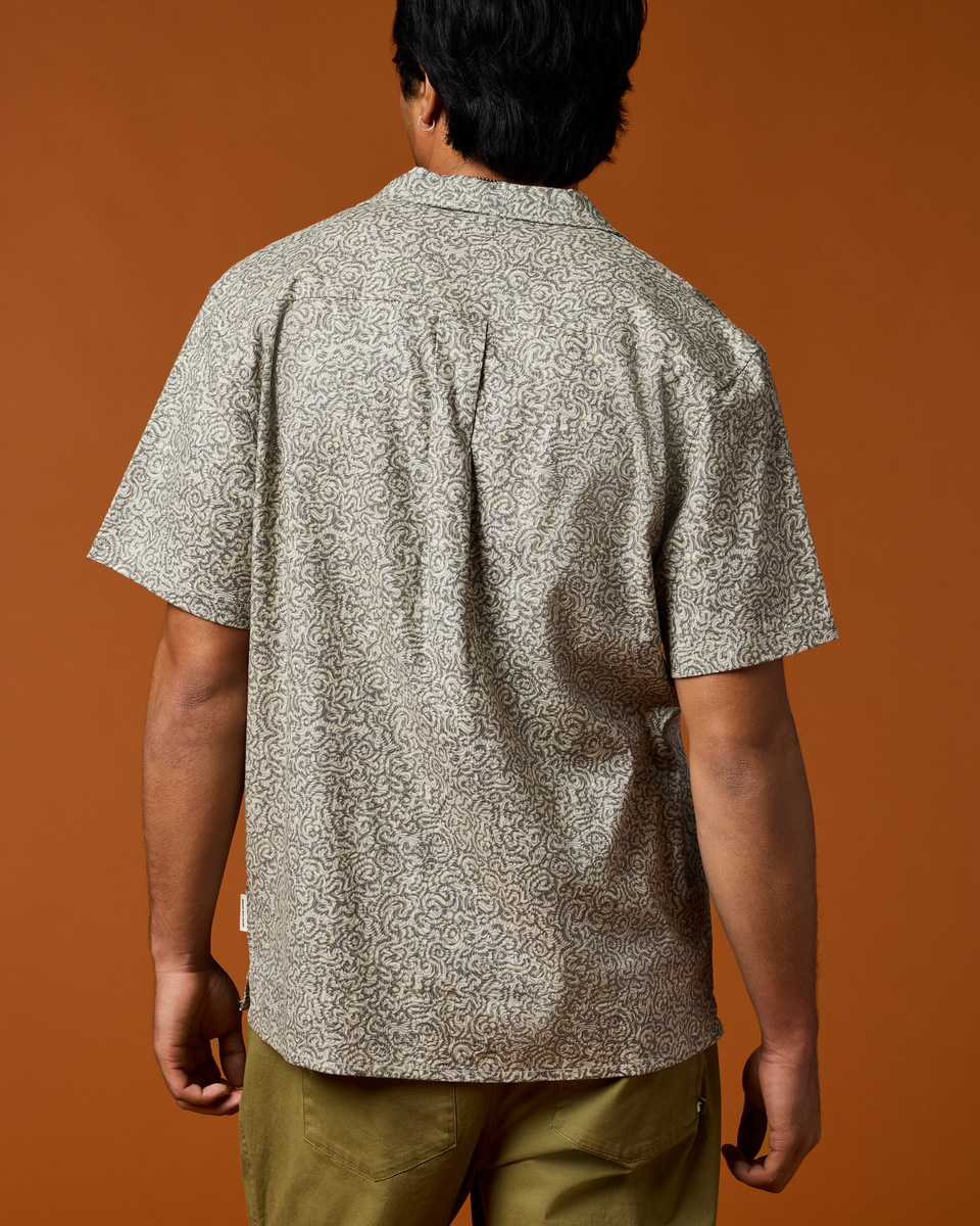 Afuera Button Up Shirt Print Men's | Comfortable Outdoor Top