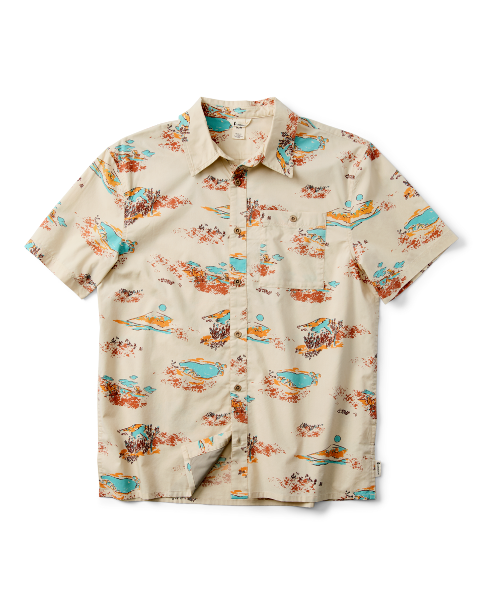 Estival Button Up Shirt Print Men's | Comfortable Outdoor Top