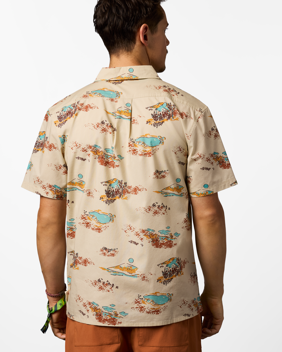 Estival Button Up Shirt Print Men's | Comfortable Outdoor Top