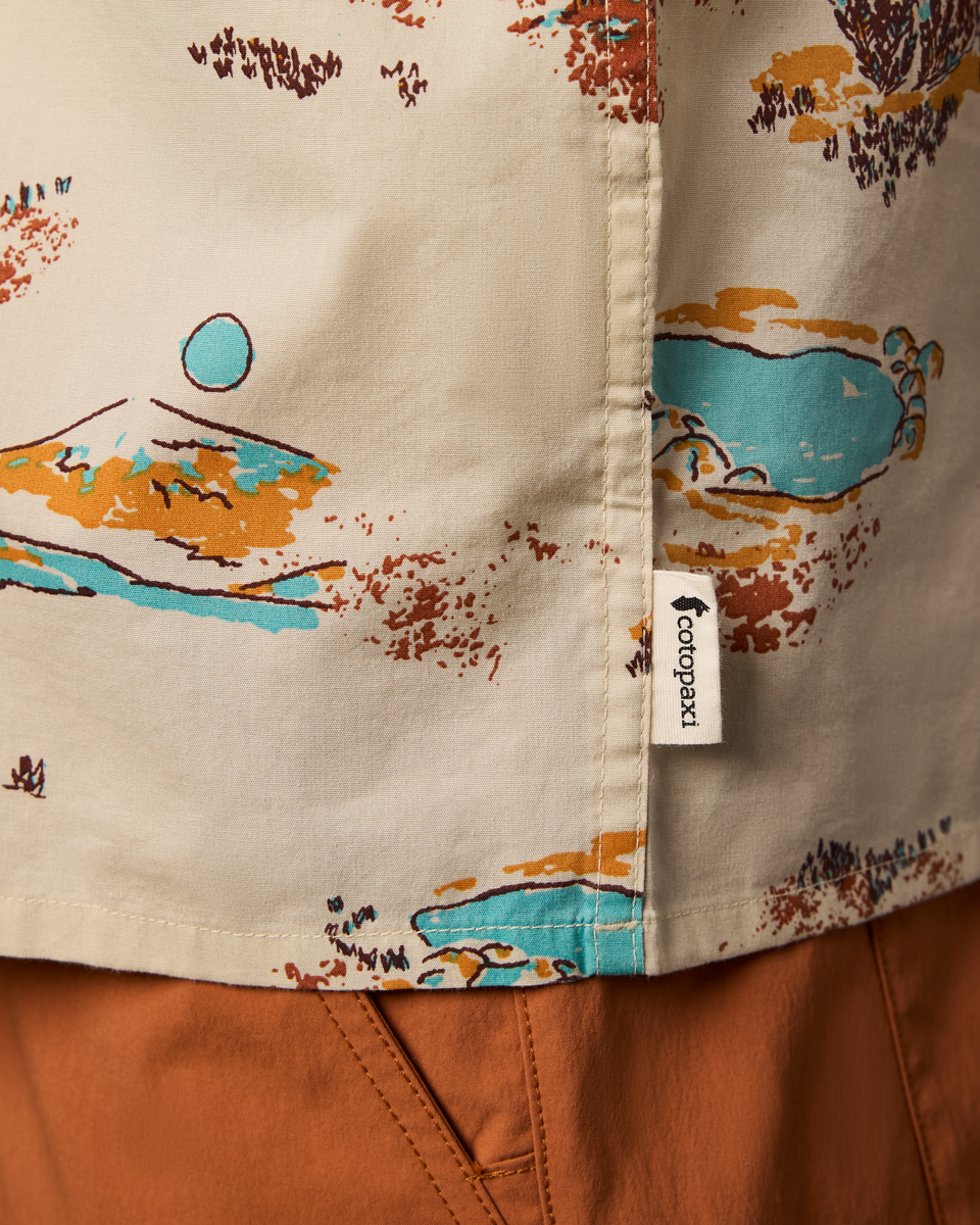 Estival Button Up Shirt Print Men's | Comfortable Outdoor Top
