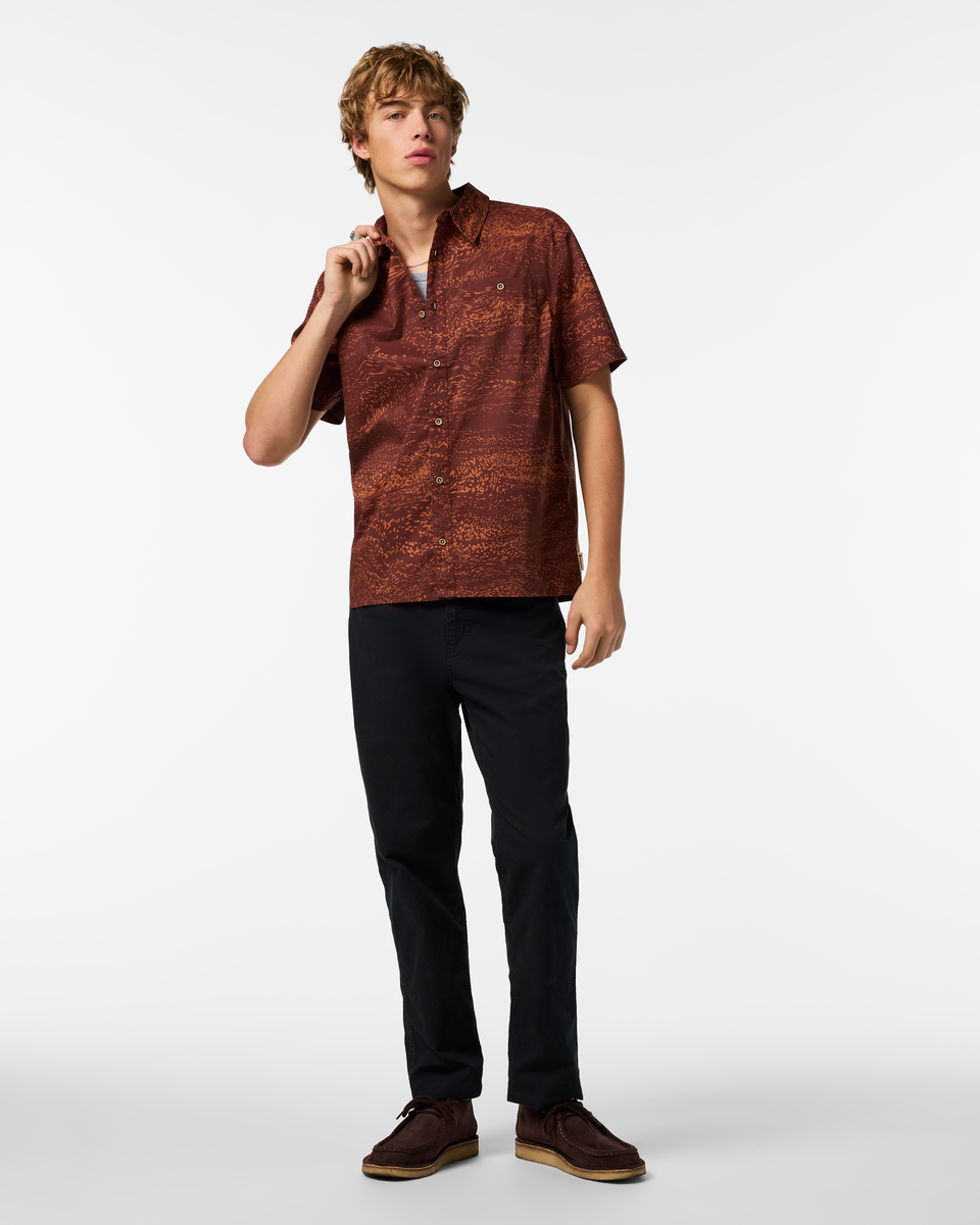 Estival Button Up Shirt Print Men's | Comfortable Outdoor Top