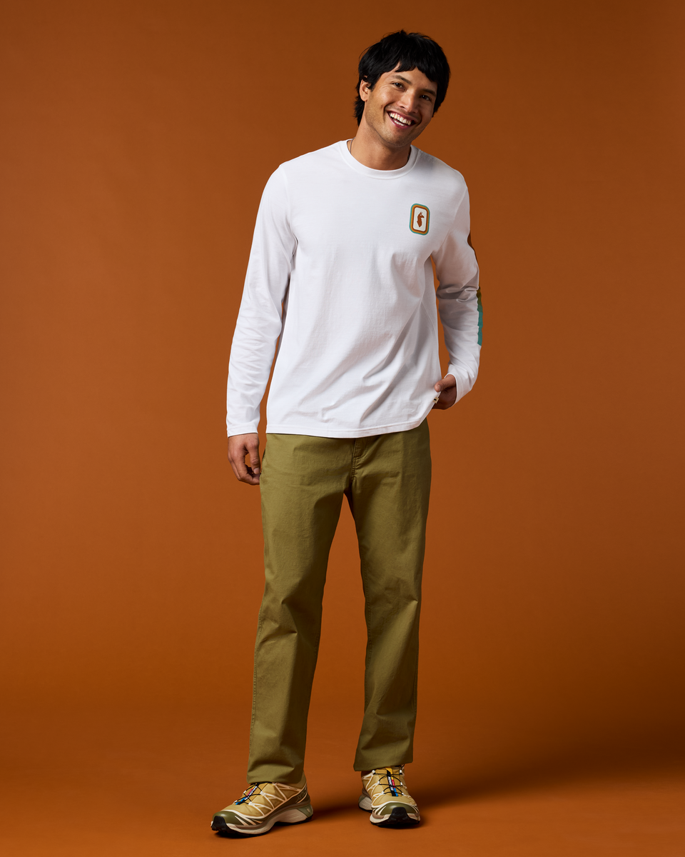 Radiant Llama Long-Sleeve T-Shirt Men's | Comfortable Outdoor Top