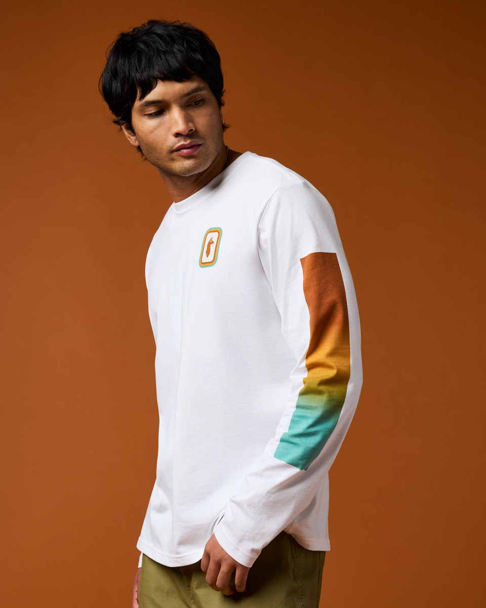 Radiant Llama Long-Sleeve T-Shirt Men's | Comfortable Outdoor Top