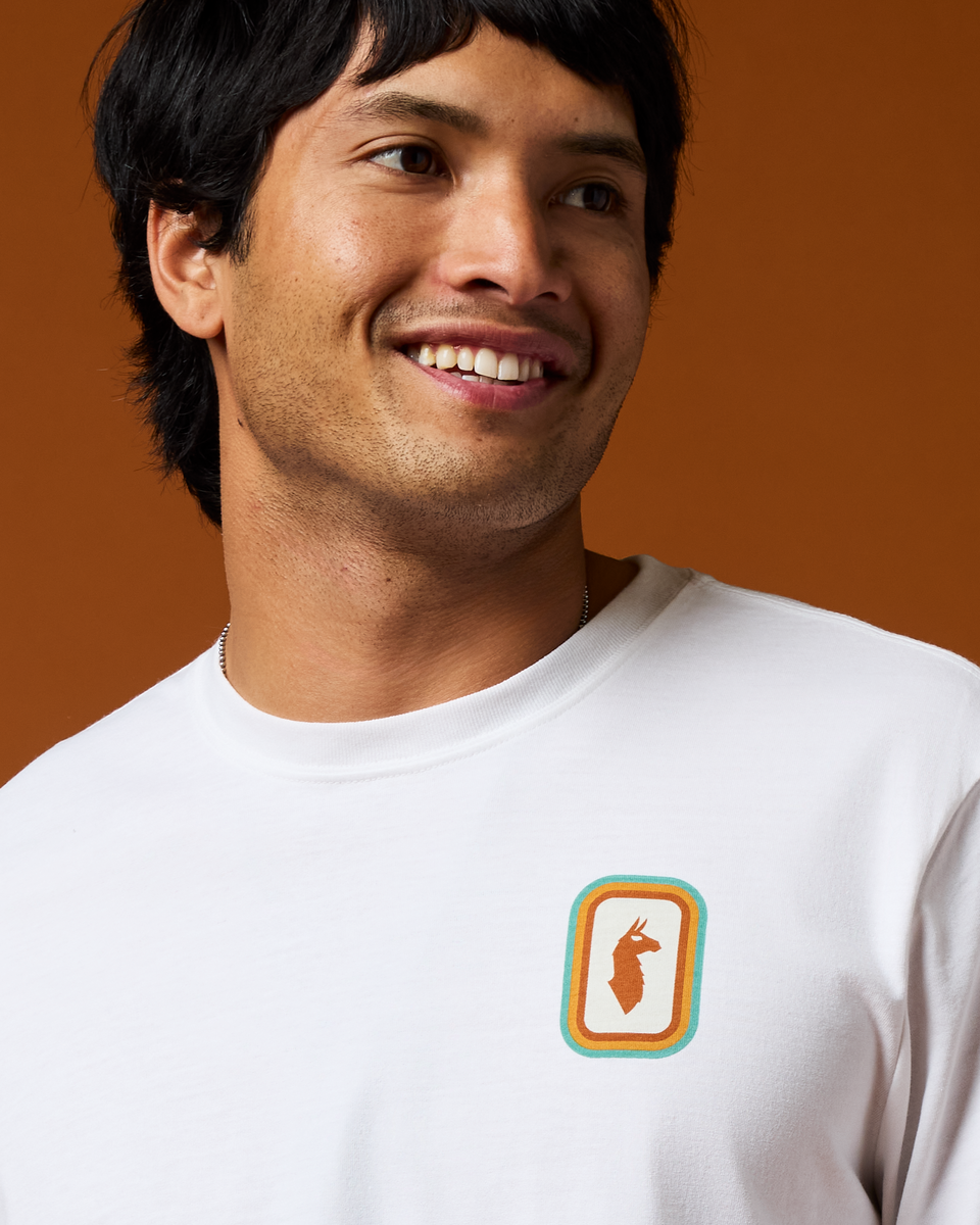 Radiant Llama Long-Sleeve T-Shirt Men's | Comfortable Outdoor Top